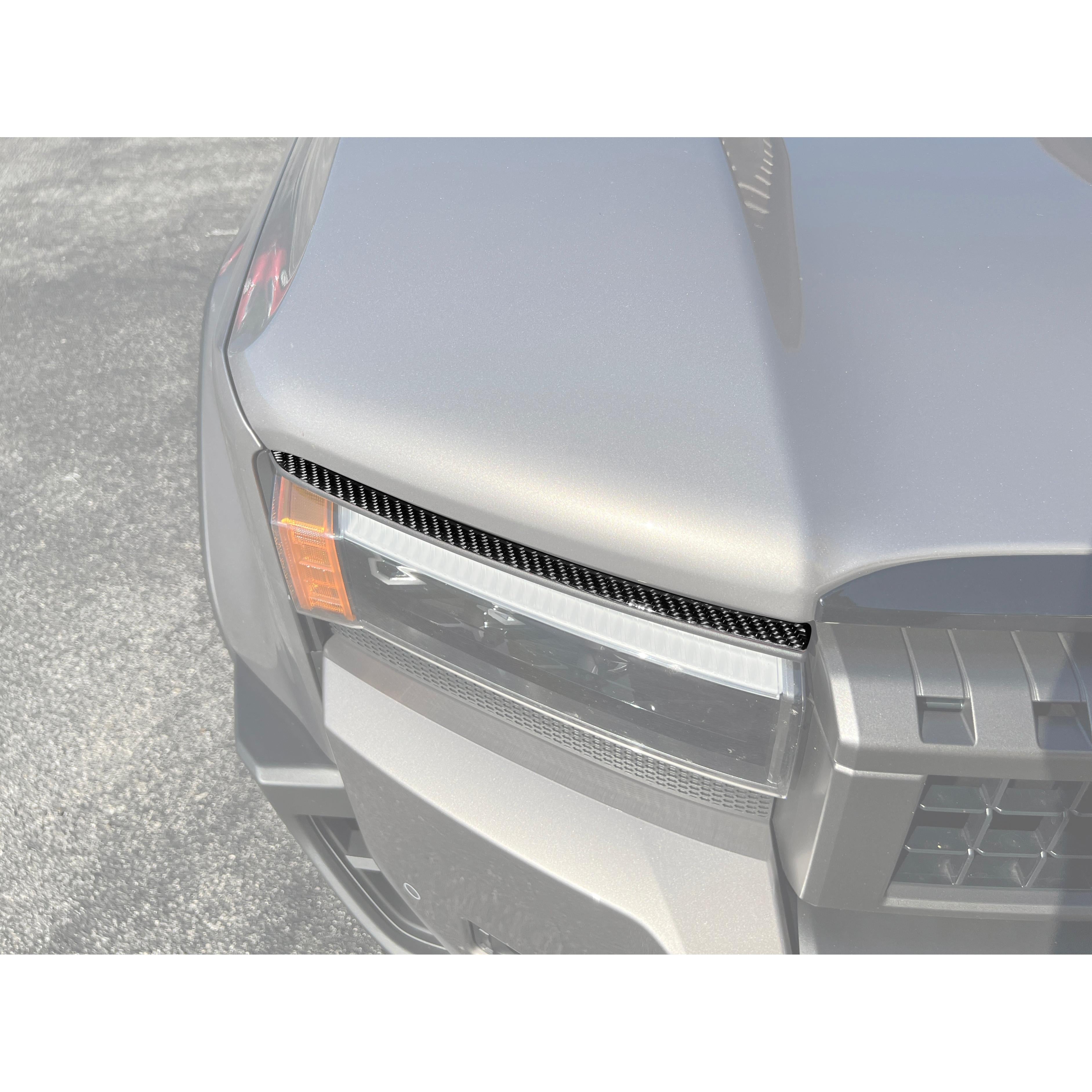 Upper Headlight Accent Trim Fits 2024-2026 Toyota Land Cruiser