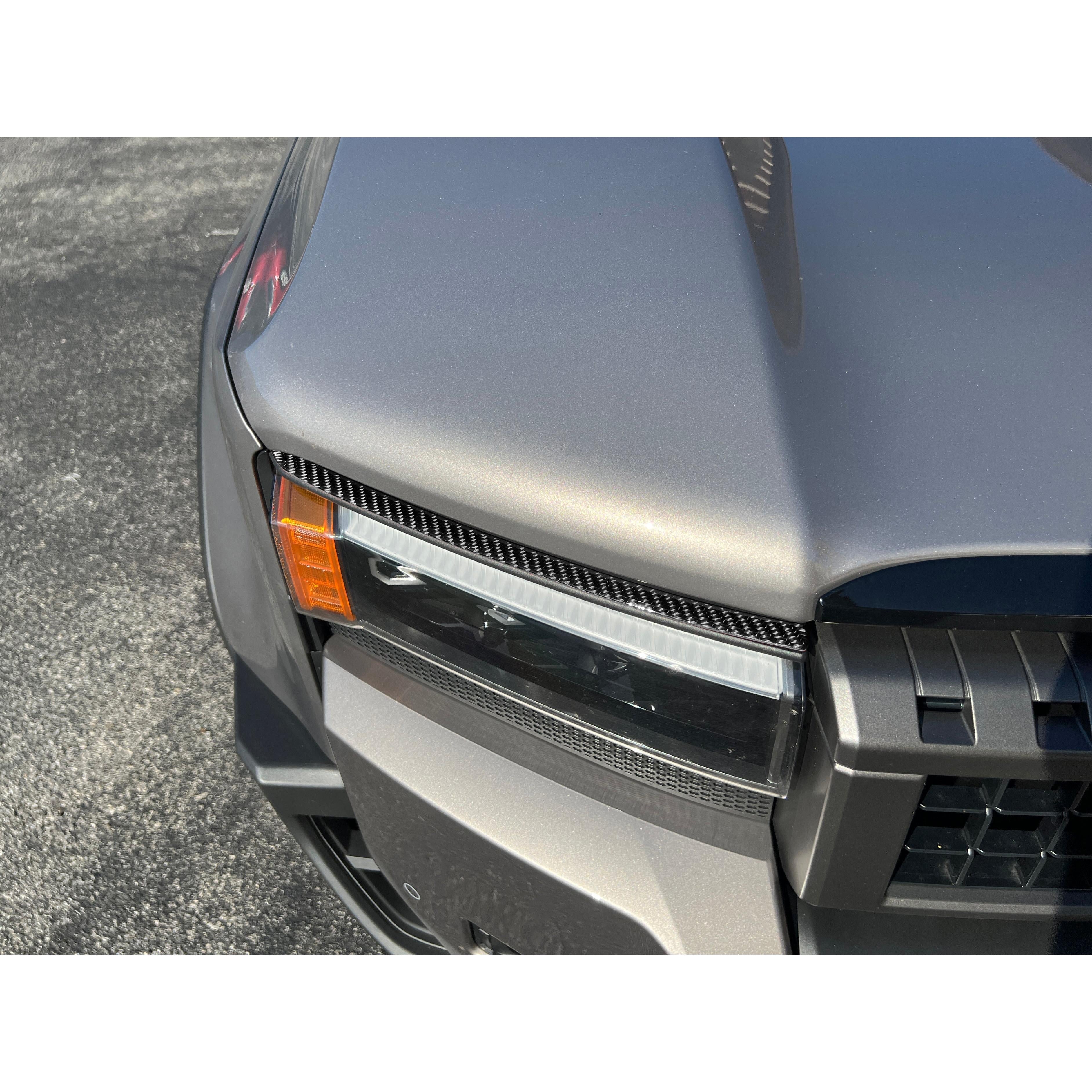 Upper Headlight Accent Trim Fits 2024-2026 Toyota Land Cruiser