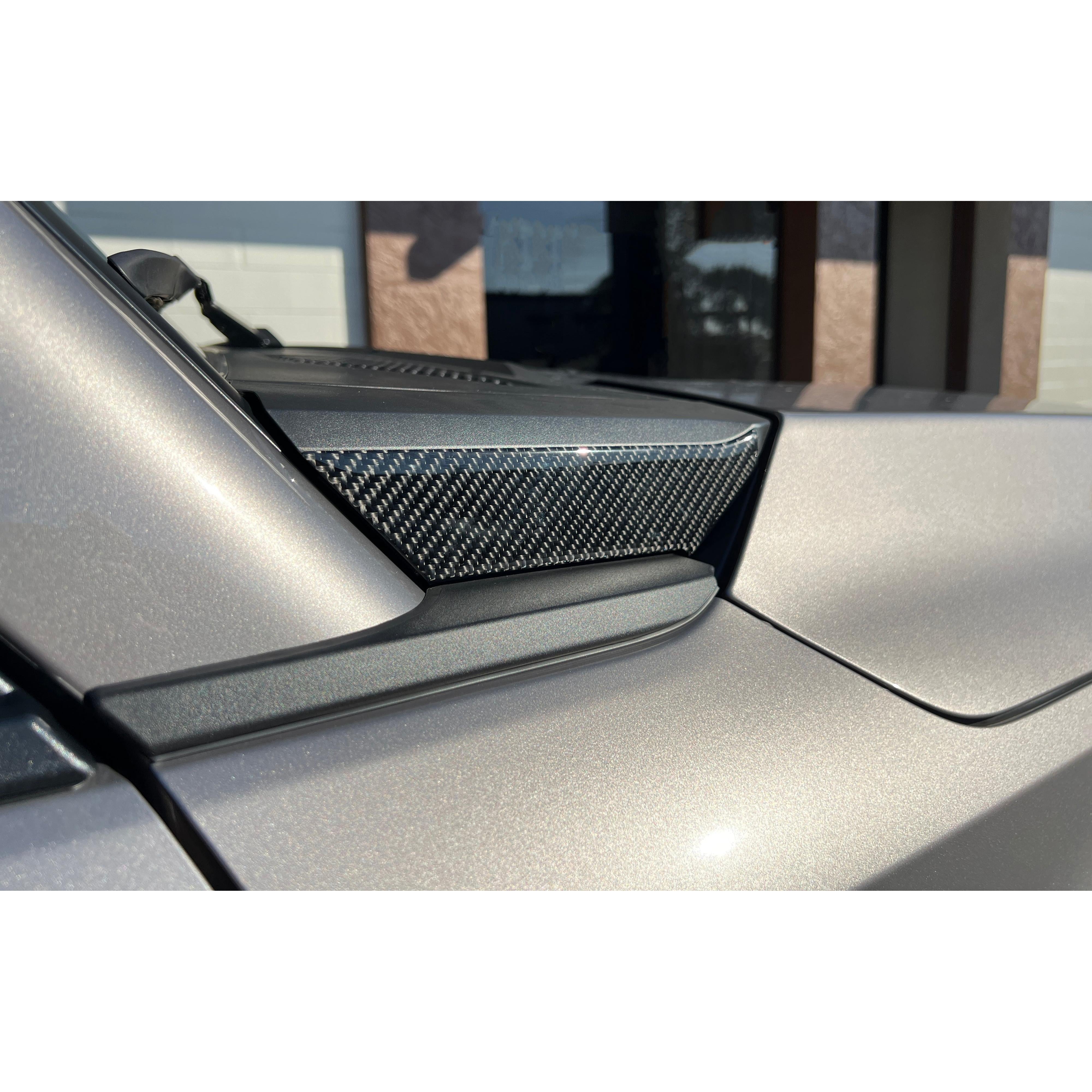 Side Windshield Cowl Panel Accent Overlays Fits 2024-2026 Toyota Land Cruiser & Lexus GX550