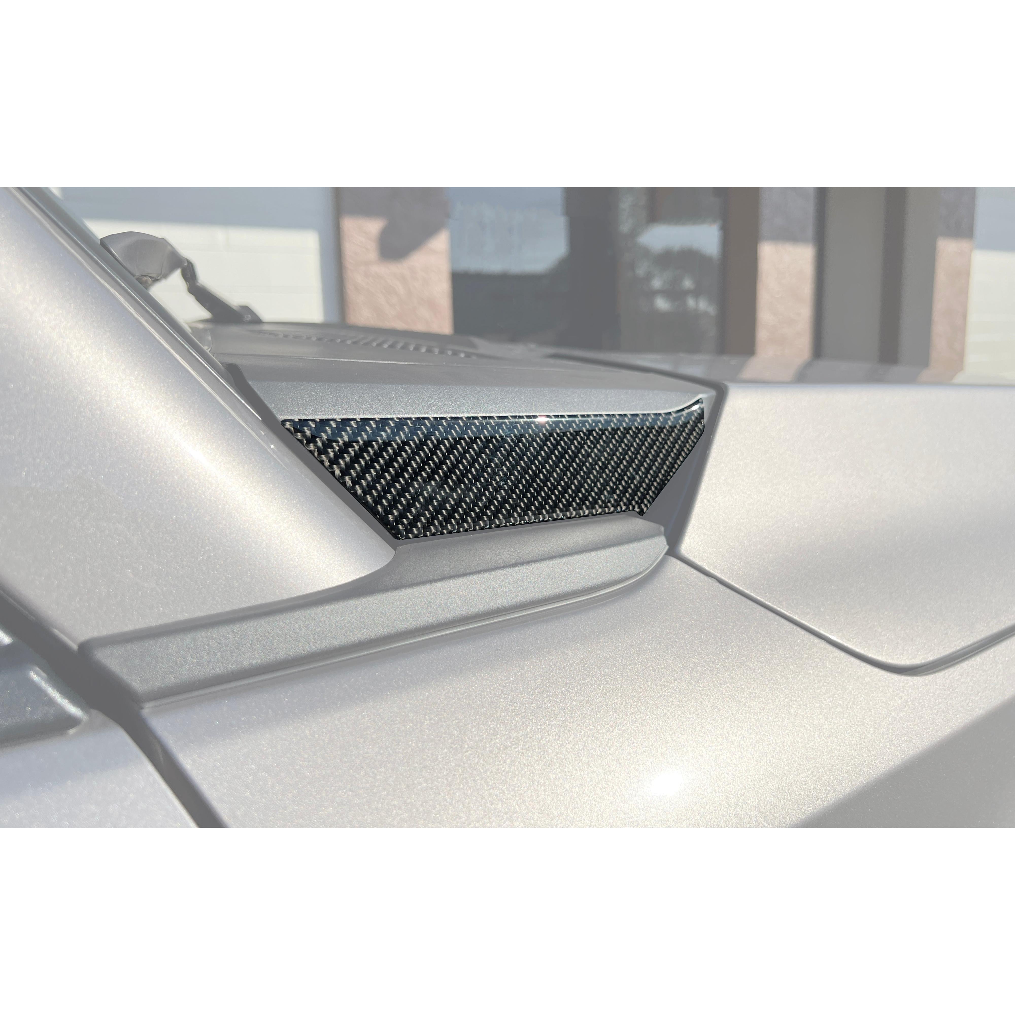 Side Windshield Cowl Panel Accent Overlays Fits 2024-2026 Toyota Land Cruiser & Lexus GX550