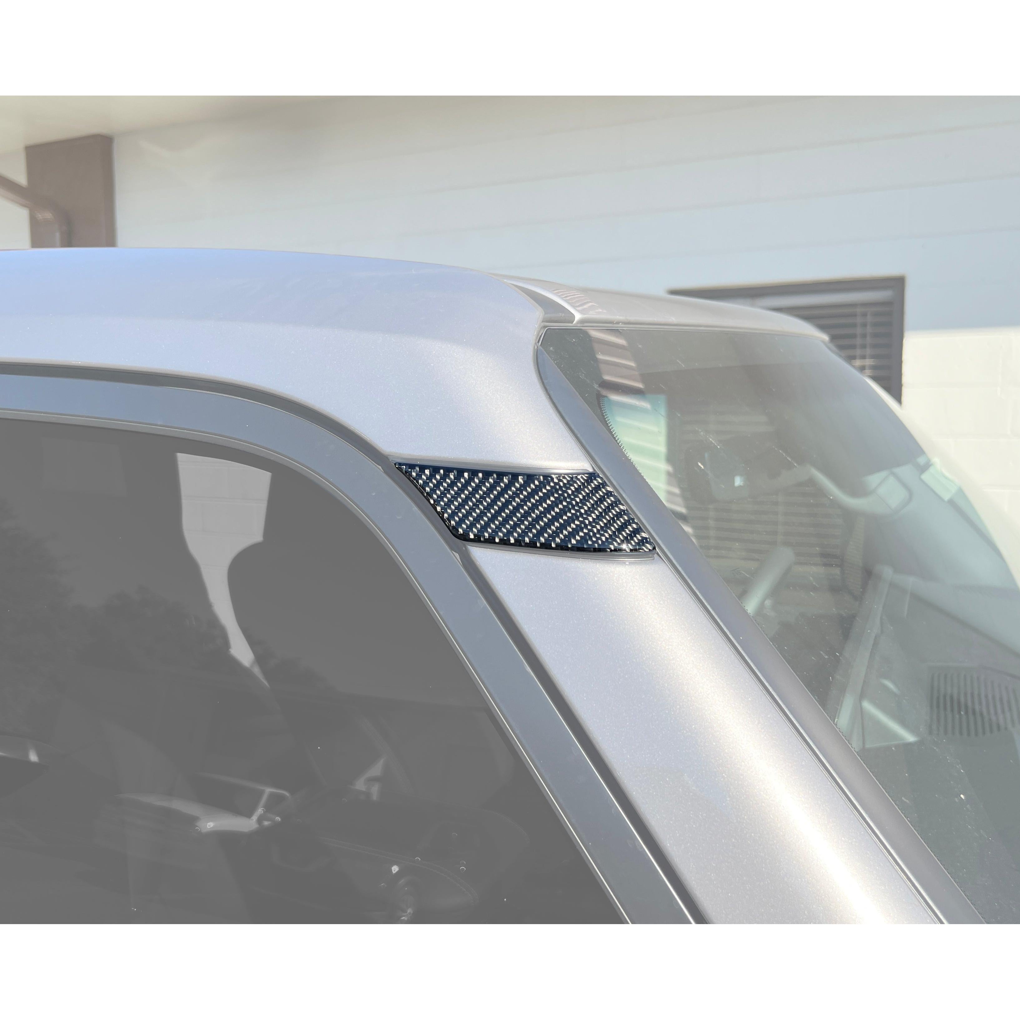 Upper A Pillar Upper Overlays Fits 2024-2026 Toyota Land Cruiser & Lexus GX550