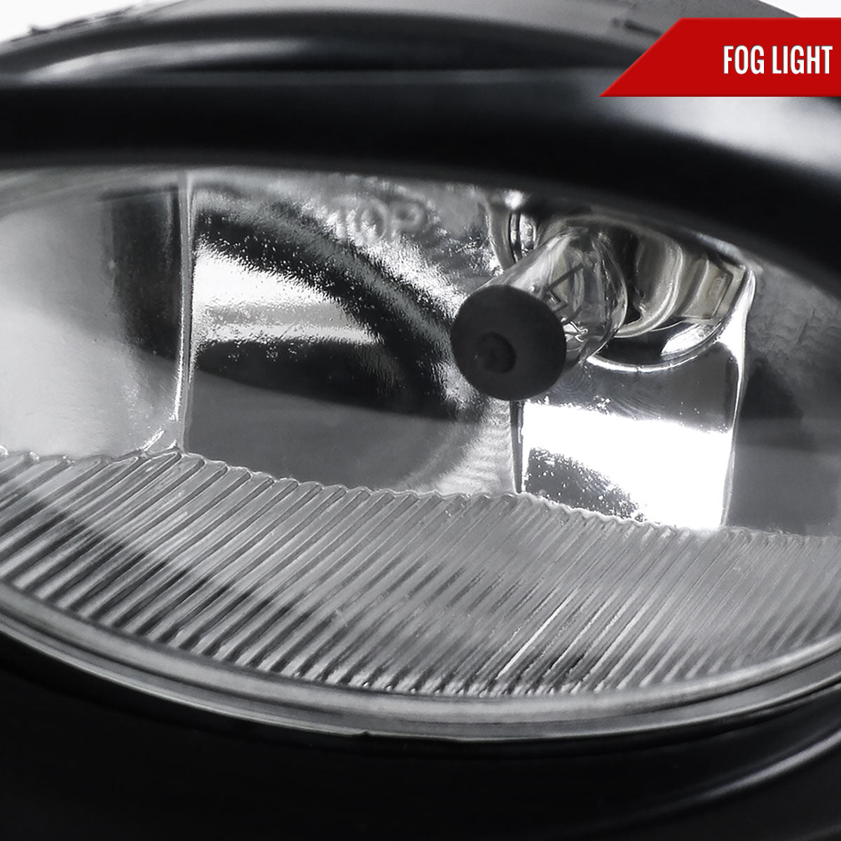 2006-2007 Honda Accord Coupe H11 Fog Lights Kit (Chrome Housing/Clear Lens)