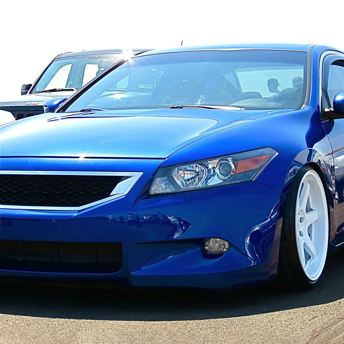 2008-2010 Honda Accord 2DR Coupe H11 Fog Lights Kit (Chrome Housing/Clear Lens)