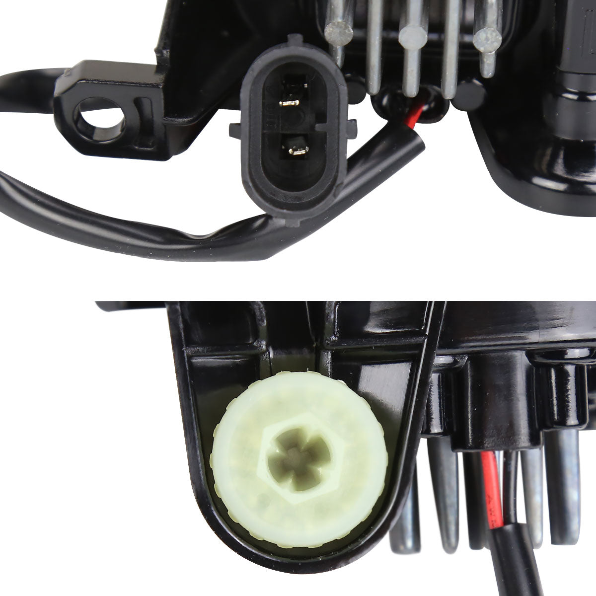 2019-2021 Toyota Corolla Hatchback LED Fog Lights Kit (Chrome Housing/Clear Lens)