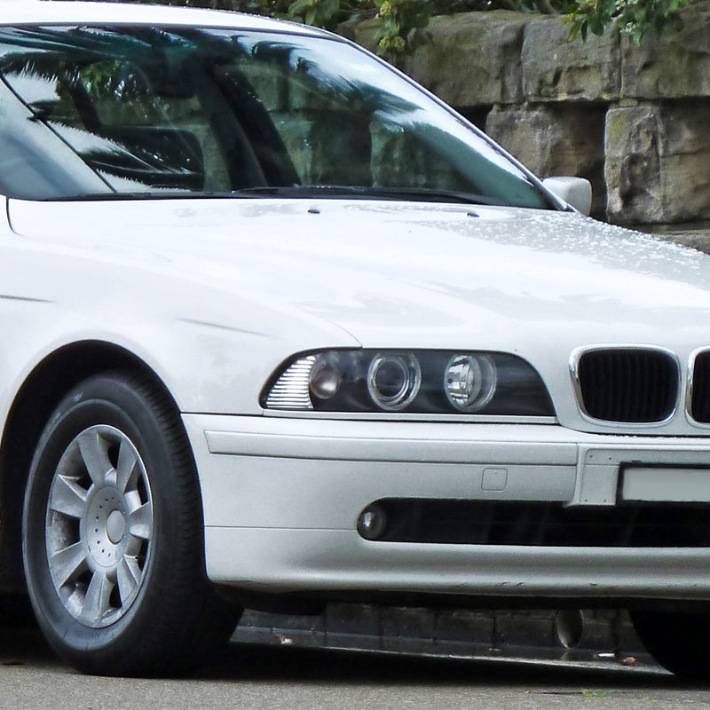 2001-2003 BMW E39 5 Series Fog Lights (Chrome Housing/Clear Lens)