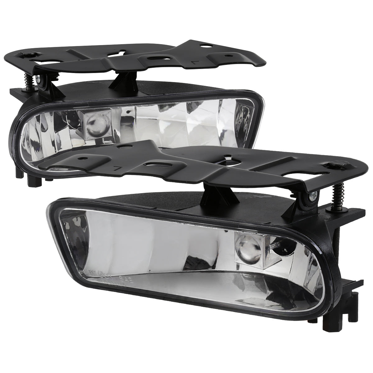 2002-2006 Cadillac Escalade 12V/27W 880 Factory Style Fog Lights (Chrome Housing/Clear Lens)