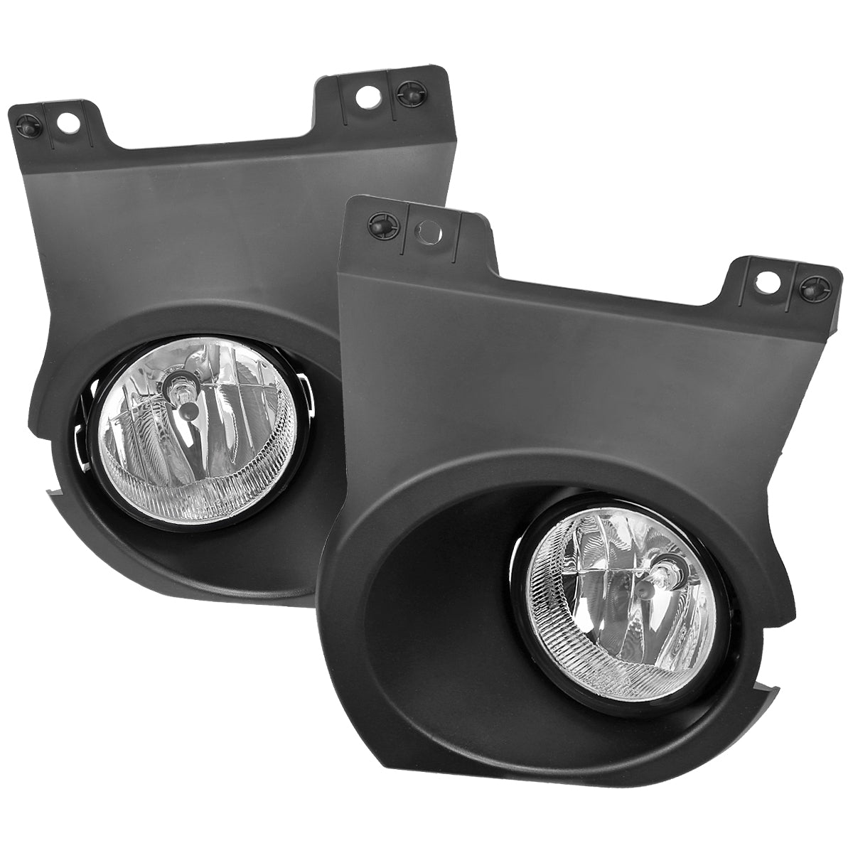 2011-2014 Ford F-150 FX2/ FX4/ King Ranch/ Lariat/ STX H10 Fog Lights Kit (Chrome Housing/Clear Lens)