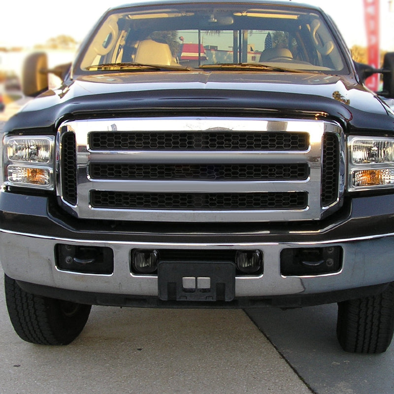 2005-2007 Ford F-250/F-350/Excursion H10 Fog Lights (Chrome Housing/Smoked Lens)