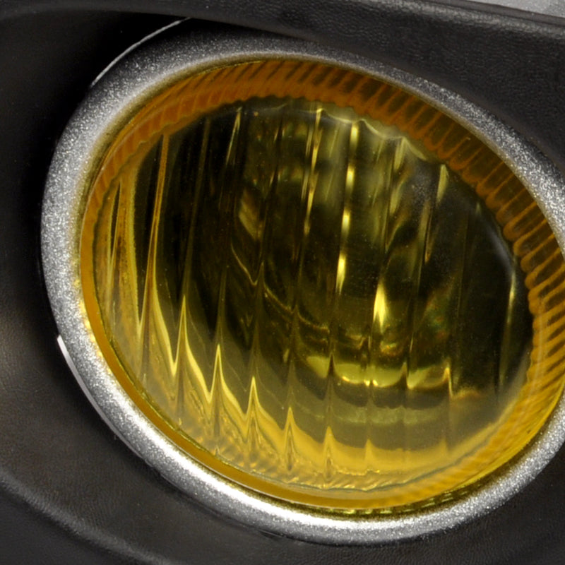 1994-1997 Acura Integra Coupe/Sedan H3 Fog Lights Kit (Chrome Housing/Yellow Lens)