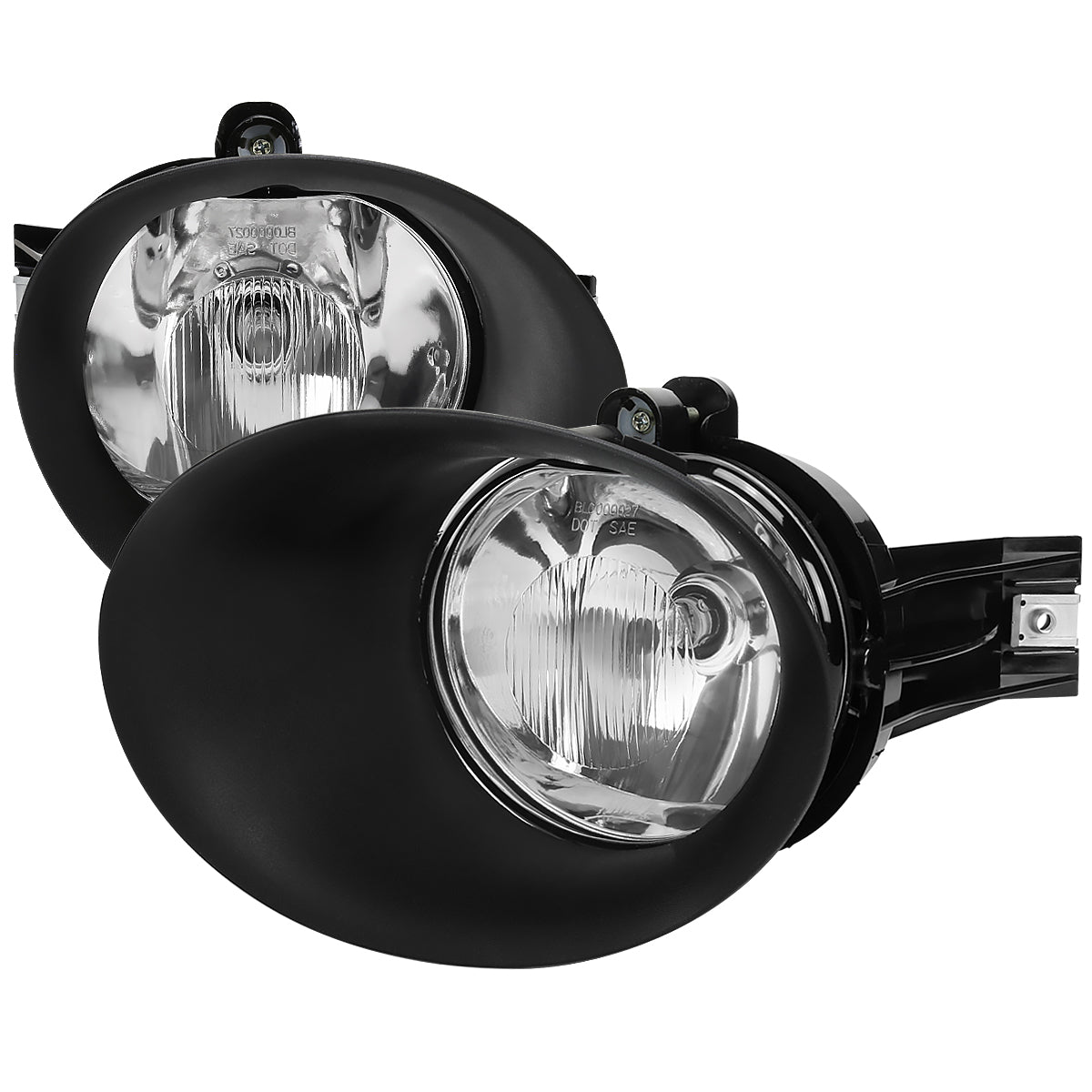 2002-2009 Dodge RAM 1500/2500/3500 9006 Fog Lights (Chrome Housing/Clear Lens)