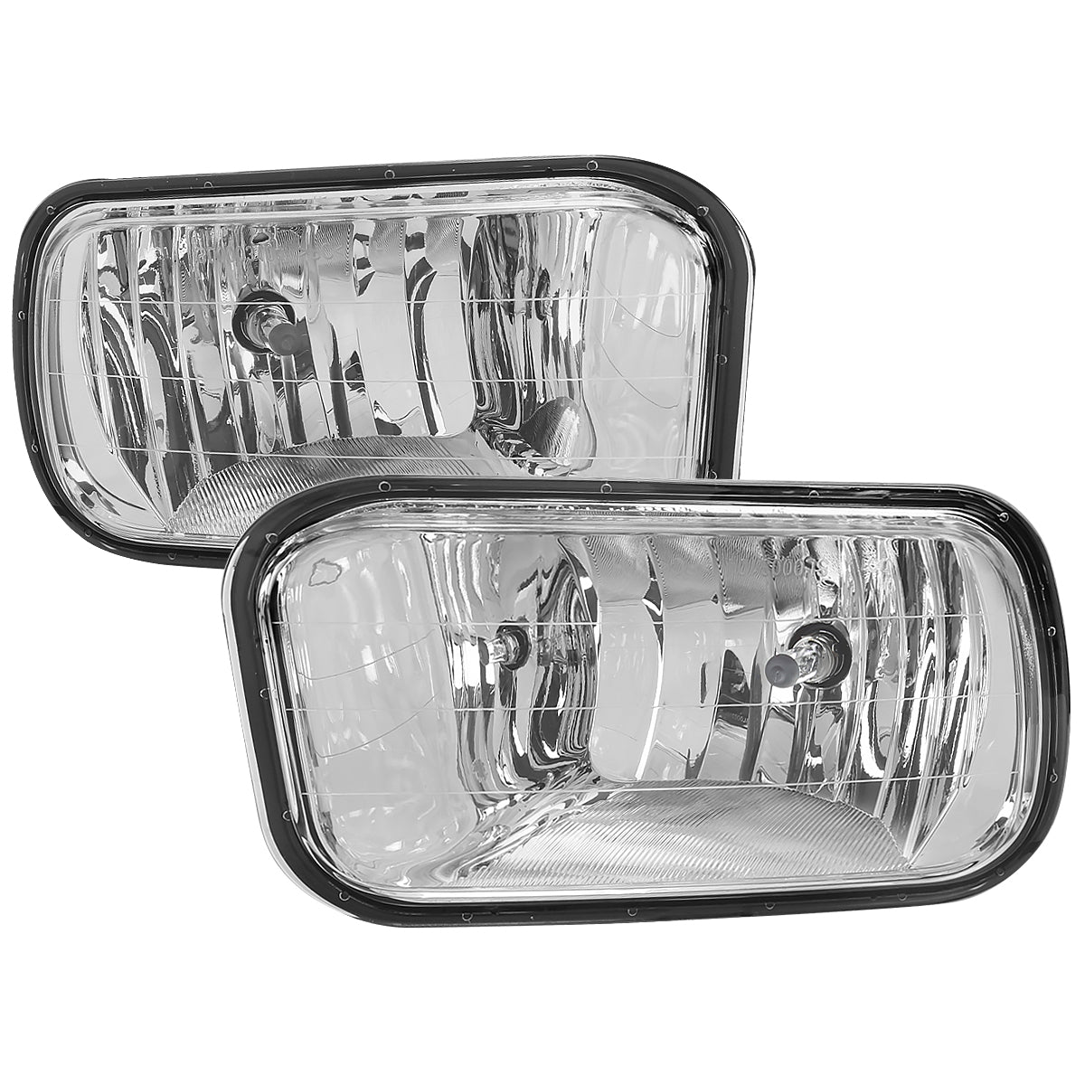 2009-2012 Dodge RAM 1500 / 2010-2018 2500 3500 H10 Fog Lights (Chrome Housing/Clear Lens)