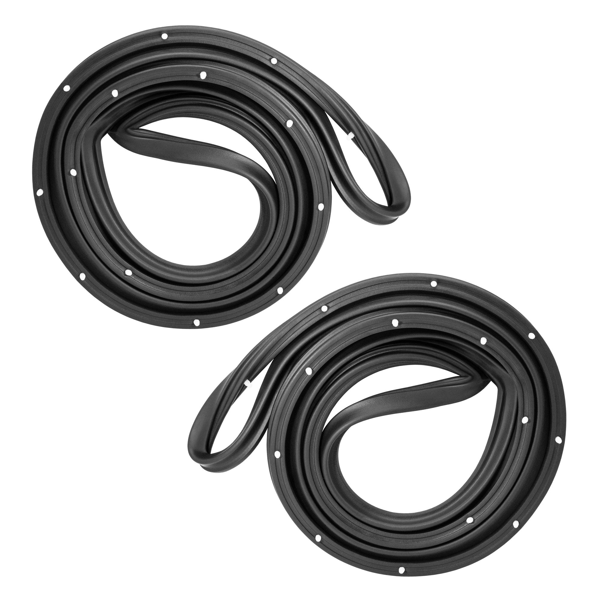 Molded Door Seals with Clips For Chevrolet El Camino 1966-1967; LM 12-M