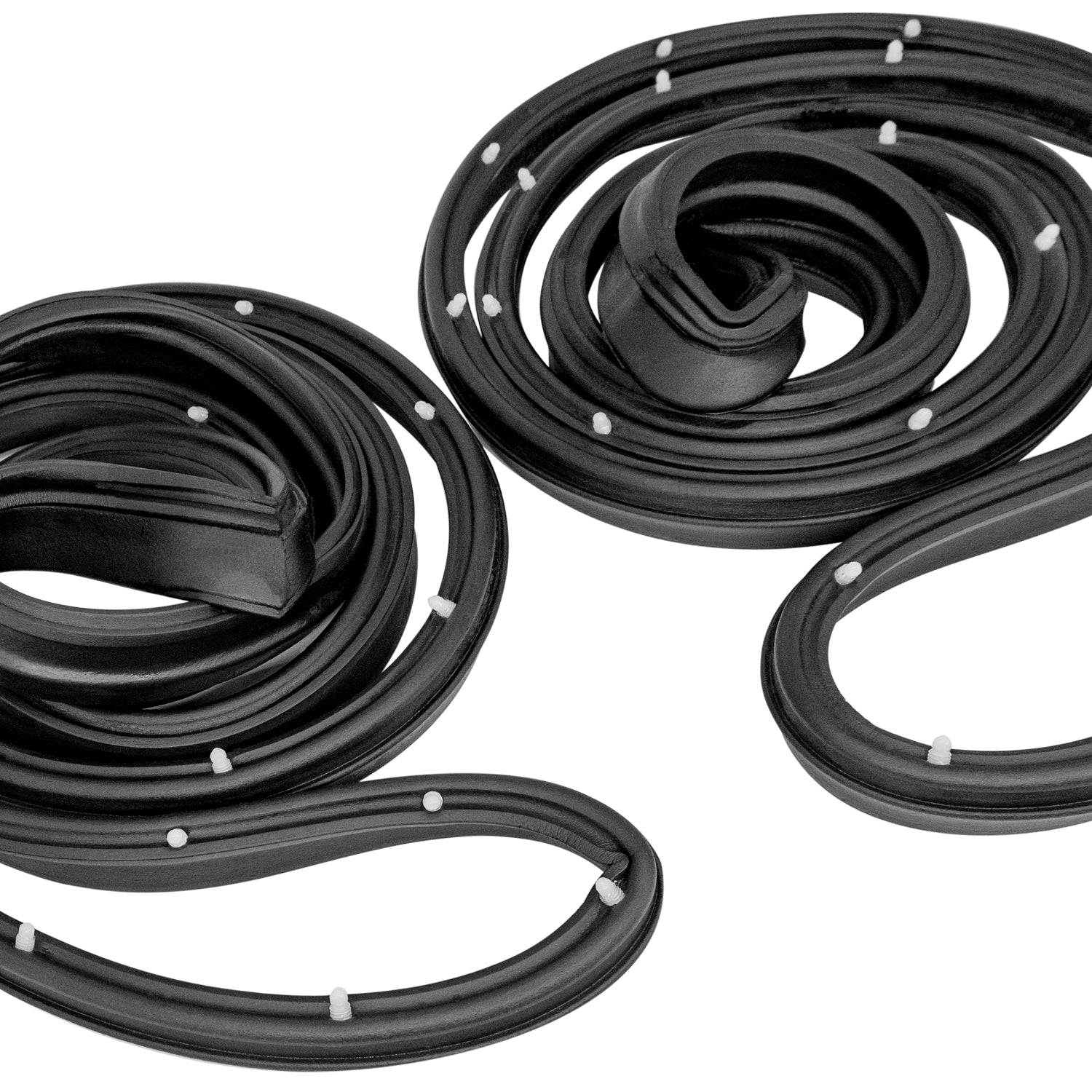 Rear Molded Door Seals For Buick Estate Wagon 1971-1976; LM 16-G/W