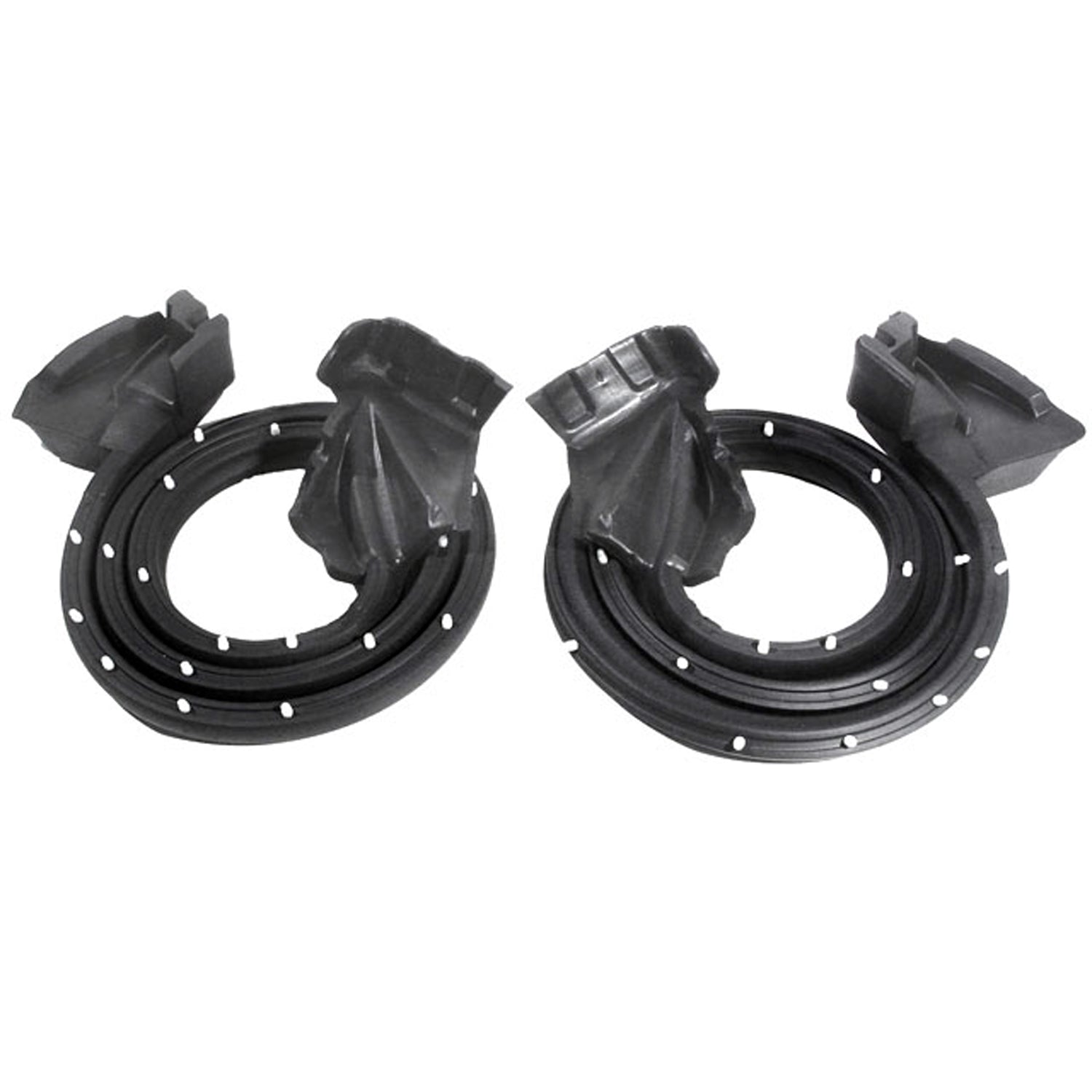 Rear Door Seals with Molded Ends & Clips For Cadillac Seville 1980-1985; LM 18-S