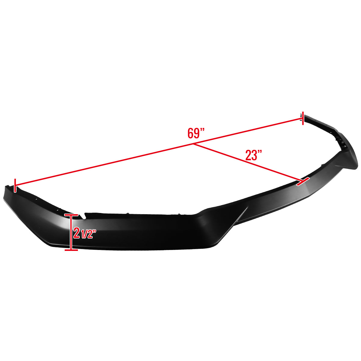 2018-2019 Ford Mustang GT Polypropylene Bumper Lip