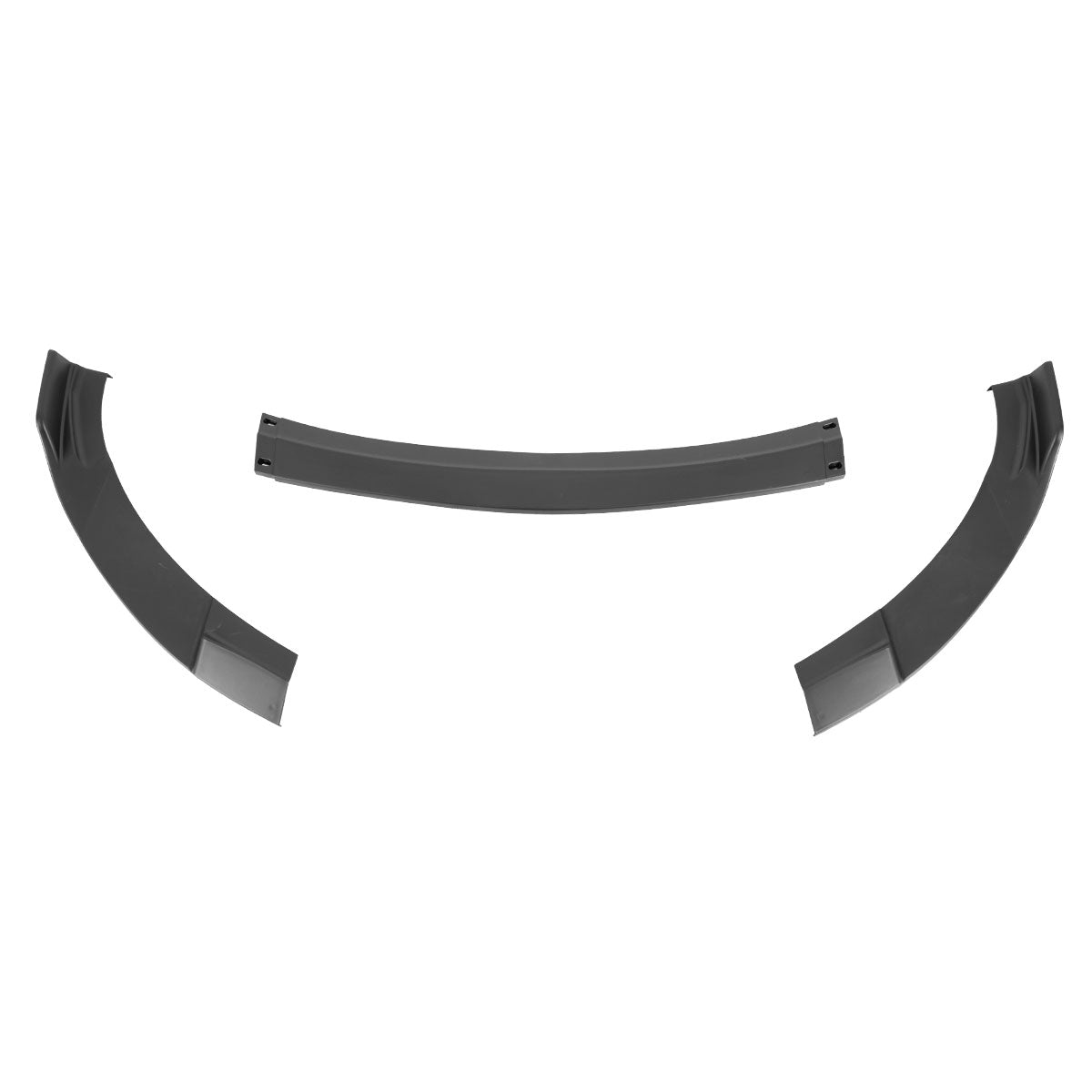 2012-2017 Hyundai Veloster Matte Black 3PC Front Bumper Lip Splitter Kit