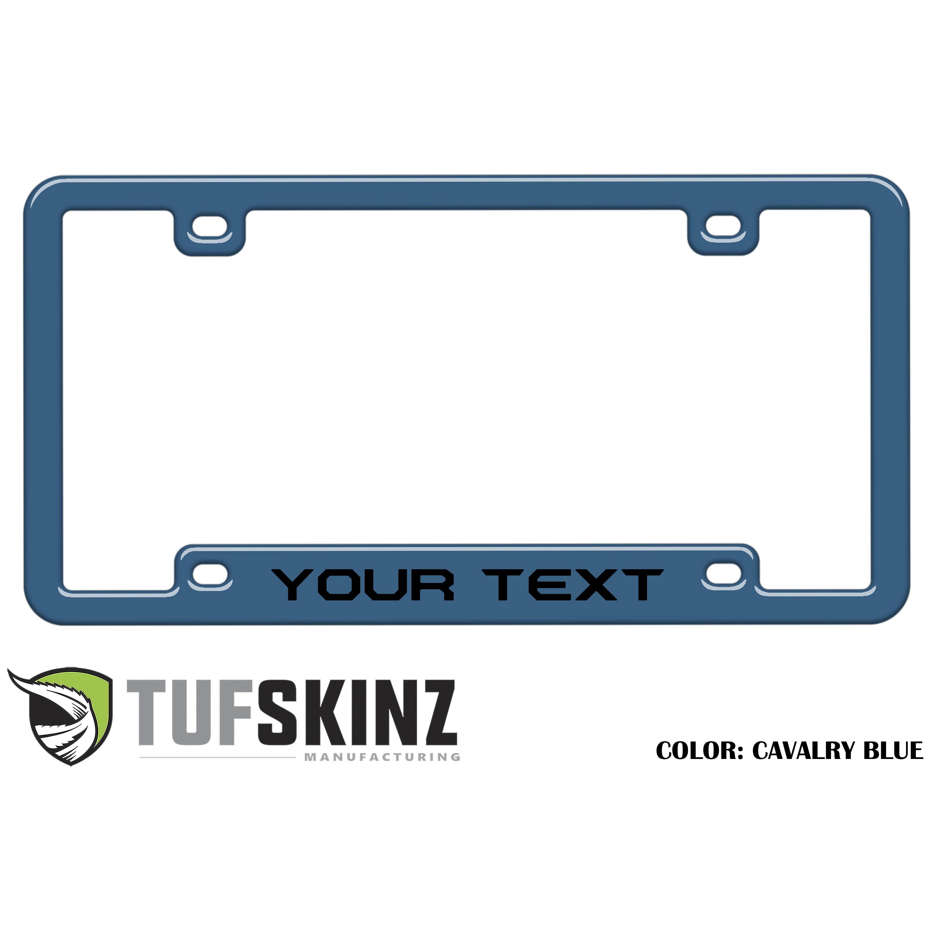 License Plate Frame Accent Trim Fits 0-0  Universal *OE Color - Cavalry Blue
