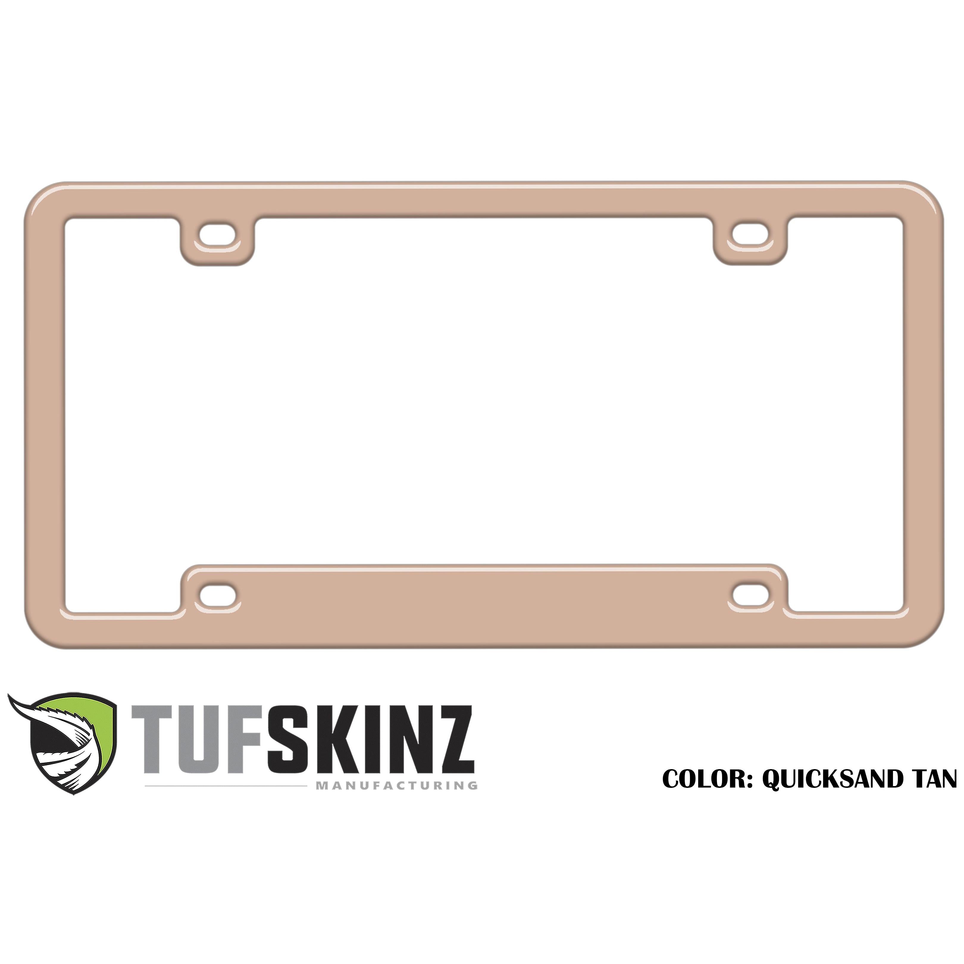 License Plate Frame Accent Trim Fits 0-0  Universal *OE Color - Quicksand Tan