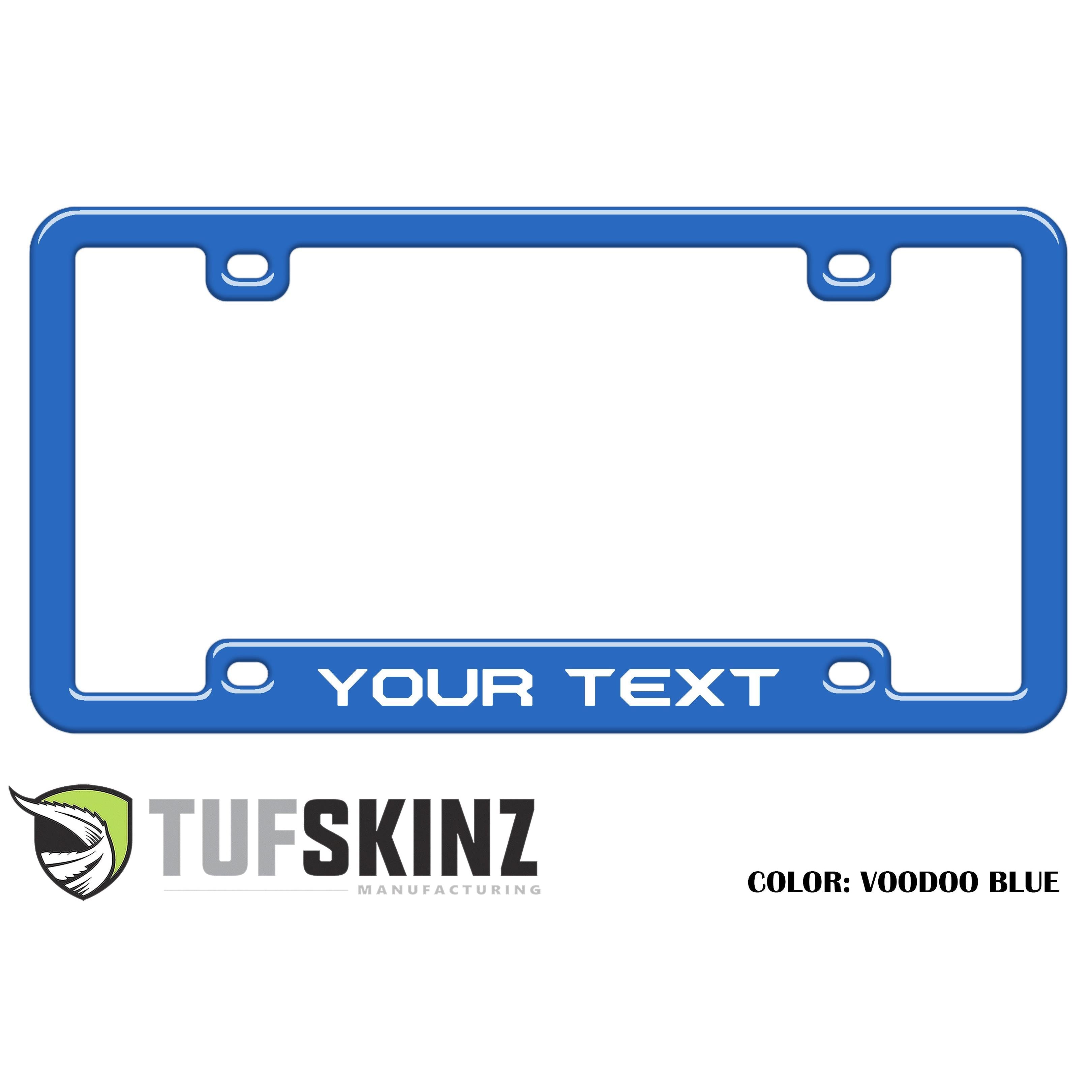 License Plate Frame Accent Trim Fits 0-0  Universal *OE Color - Voodoo Blue