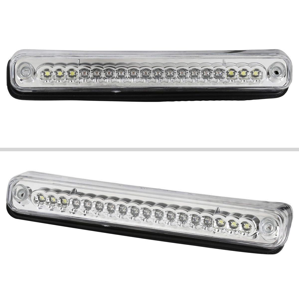 1994-2000 Chevrolet GMC C/K LED 3rd Brake Light (Chrome Housing/Clear Lens)