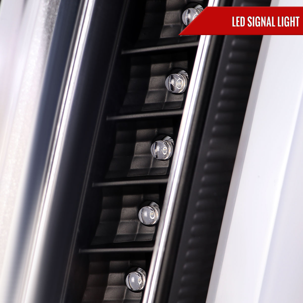 2003-2007 Cadillac CTS LED Tail Lights (Matte Black Housing/Clear Lens)