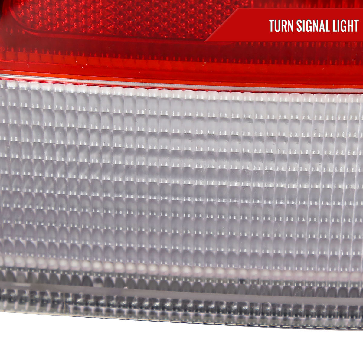 1996-1998 Honda Civic Sedan Tail Lights w/ Bulbs (Chrome Housing/Red Clear Lens)