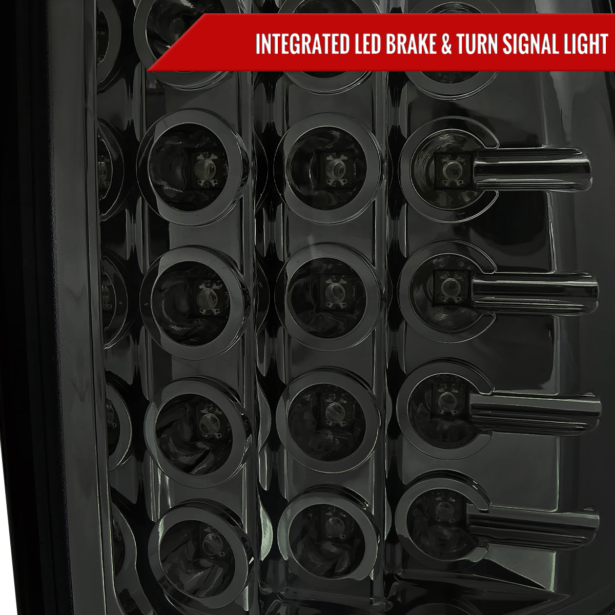 2000-2006 Chevrolet Suburban/Tahoe GMC Yukon/Yukon XL LED Tail Lights (Chrome Housing/Smoked Lens)