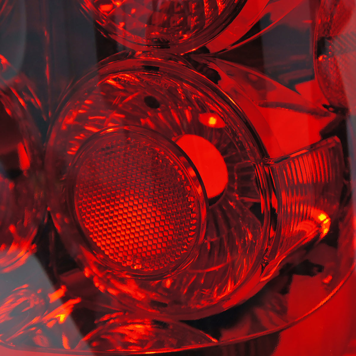 2007-2014 Chevrolet Tahoe/Suburban Tail Lights (Chrome Housing/Red Clear Lens)