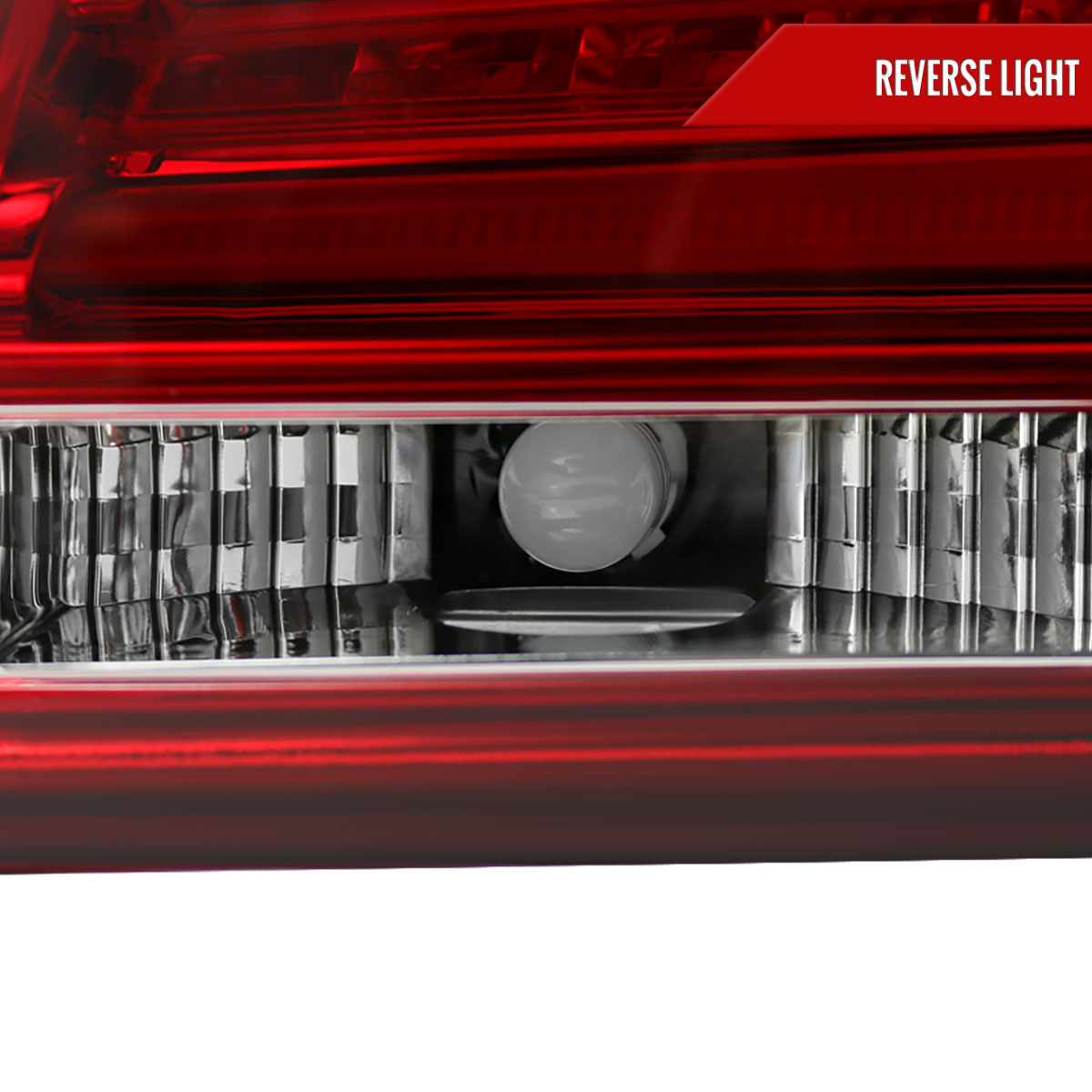 2008-2010 BMW E60 5 Series Sedan LED Tail Lights (Chrome Housing/Red Lens)
