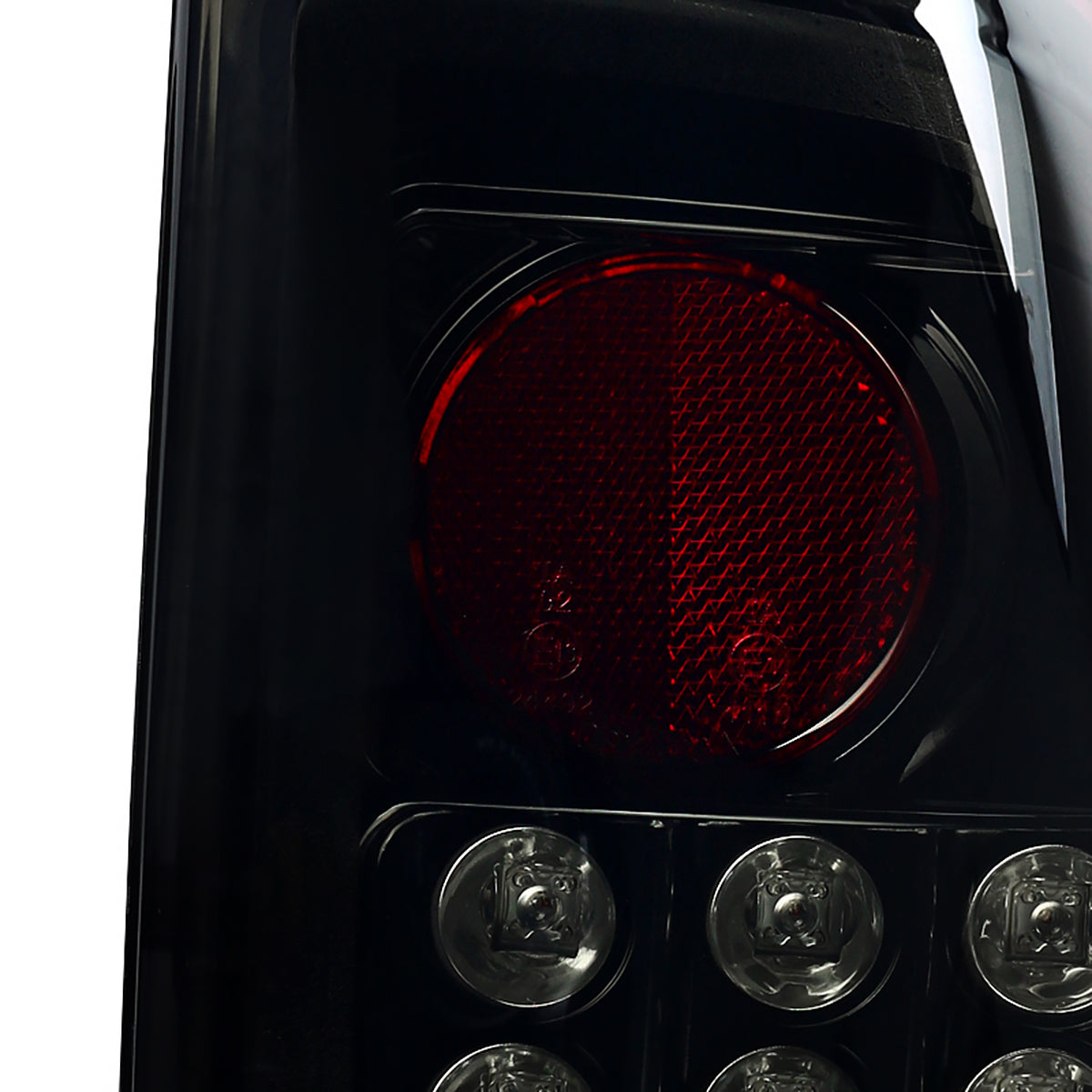 2008-2016 Ford F-250/F-350/F-450/F-550 Super Duty LED Tail Lights (Glossy Black Housing/Smoked Lens)