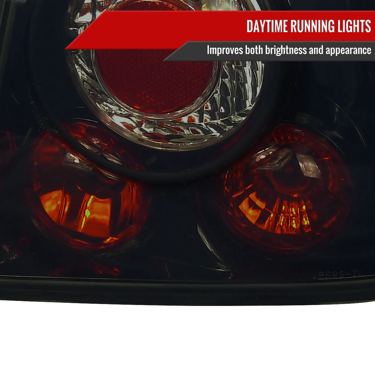 1999-2005 Volkswagen Jetta/Bora Mk4 Sedan Tail Lights (Glossy Black Housing/Smoked Lens)