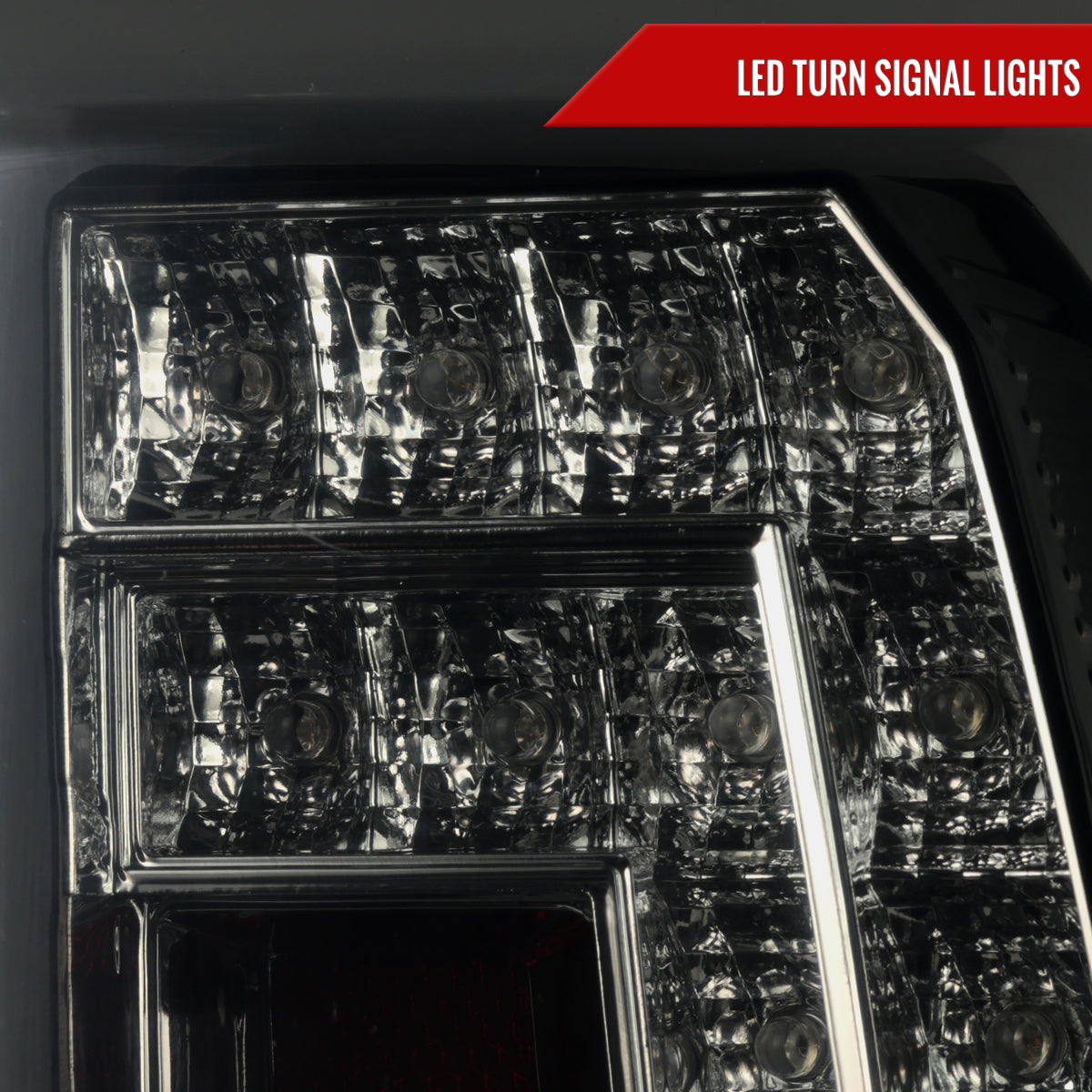 2015-2020 GMC Yukon/Yukon XL Denali SLE/SLT LED Tail Lights (Glossy Black Housing/Smoked Lens)