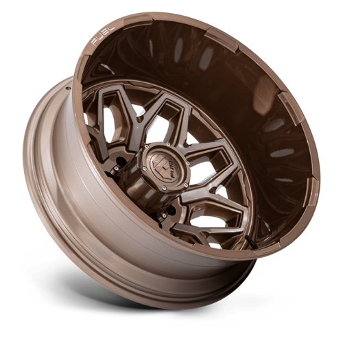 Fuel 1PC D876 Flux Dually 20x8.25 Alloy Wheel with Platinum Bronze Finish