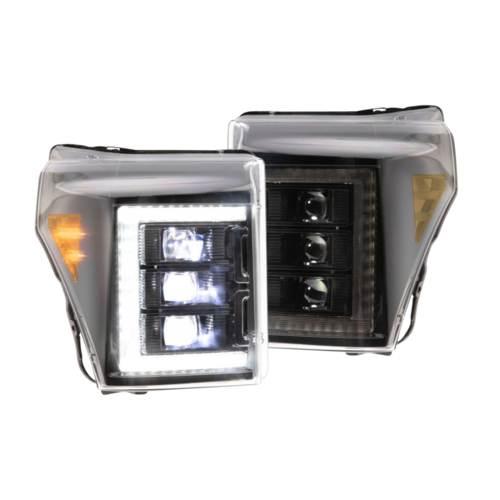 Morimoto LF505-ASM XB Headlights Super Duty 2011-2016 White DRL