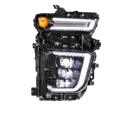 Morimoto MM XB LED Headlights for Silverado HD (2020+), Silver Finish