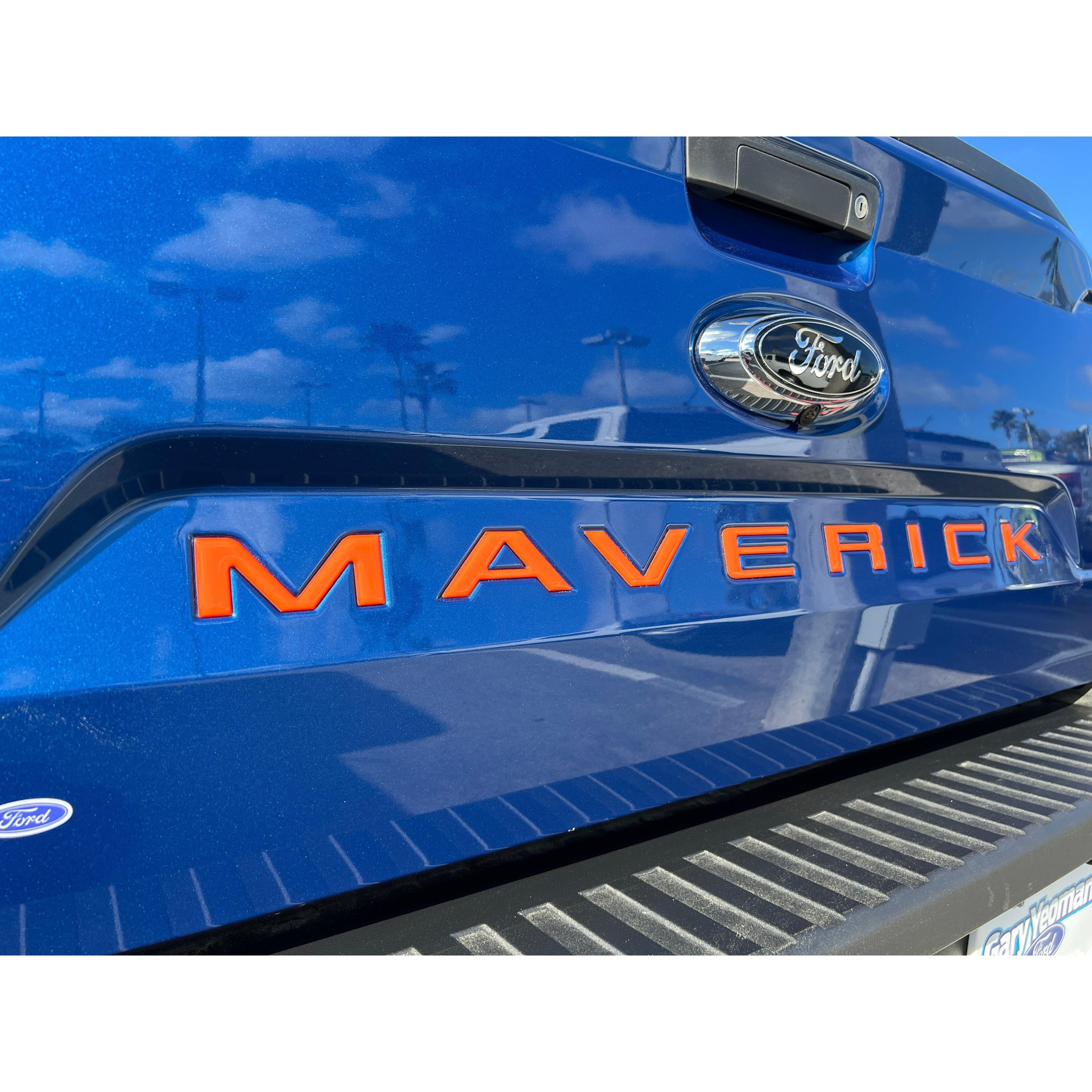 Tailgate Letter Inserts Fits 2022-2026 Ford Maverick