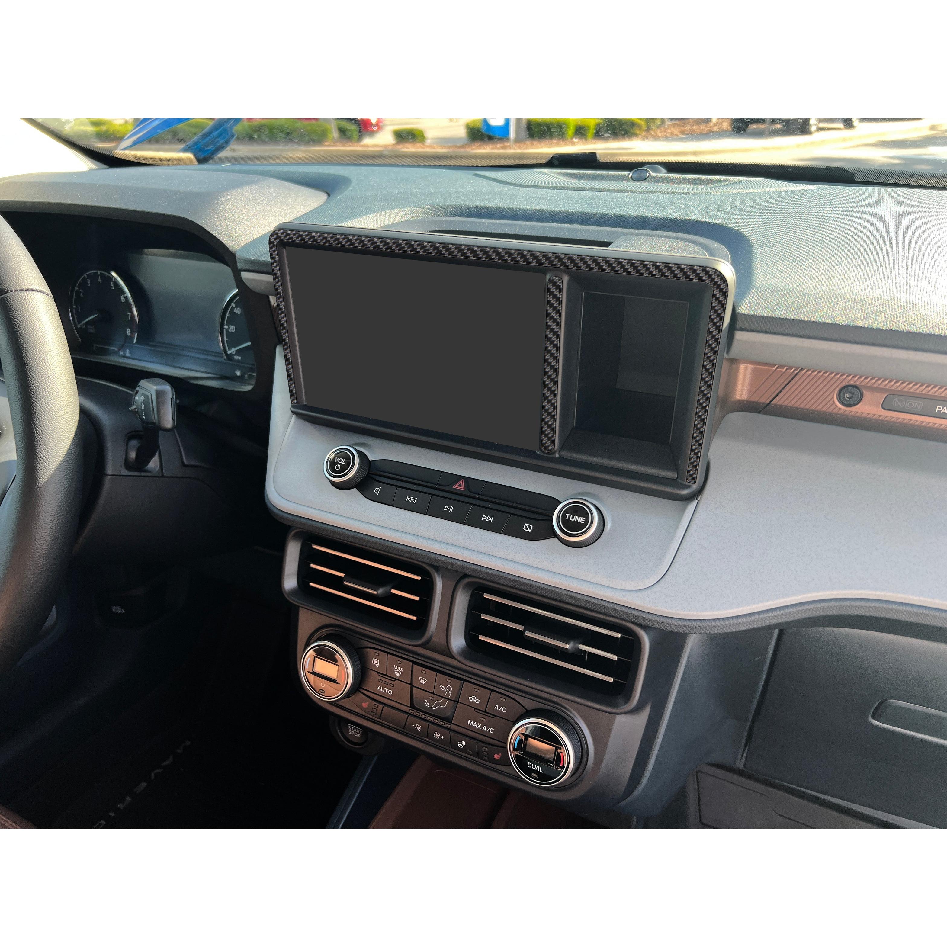 Center Display Screen Accent Overlays Fits 2022-2024 Ford Maverick