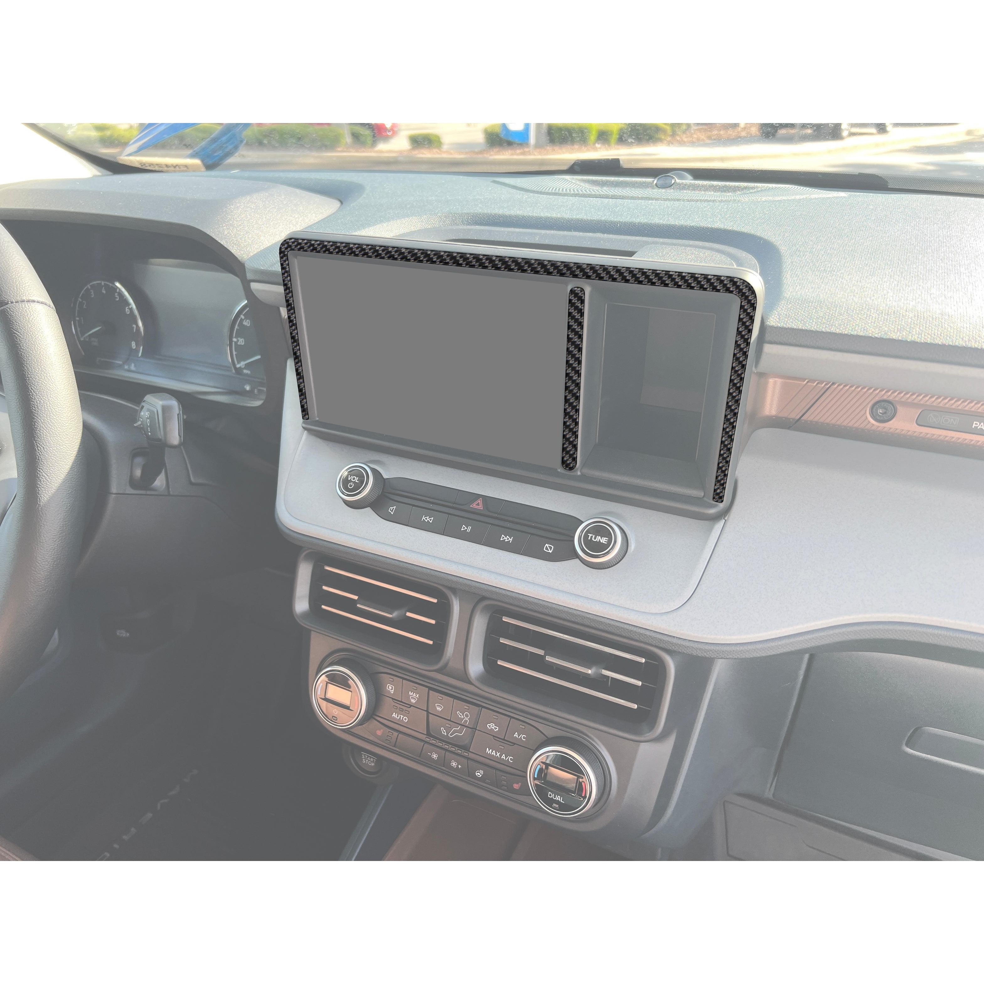Center Display Screen Accent Overlays Fits 2022-2024 Ford Maverick