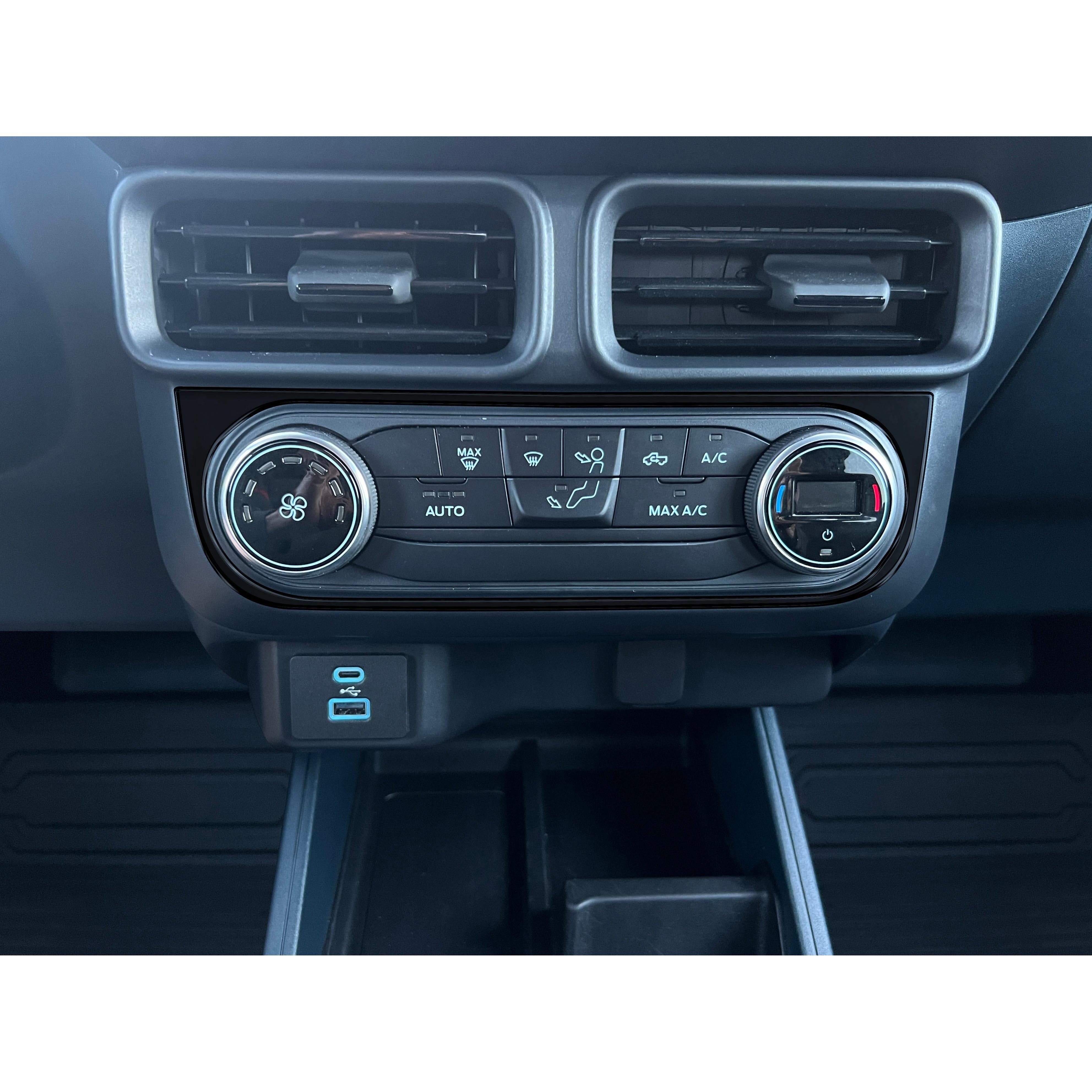 Climate Control Accent Overlay Fits 2022-2024 Ford Maverick