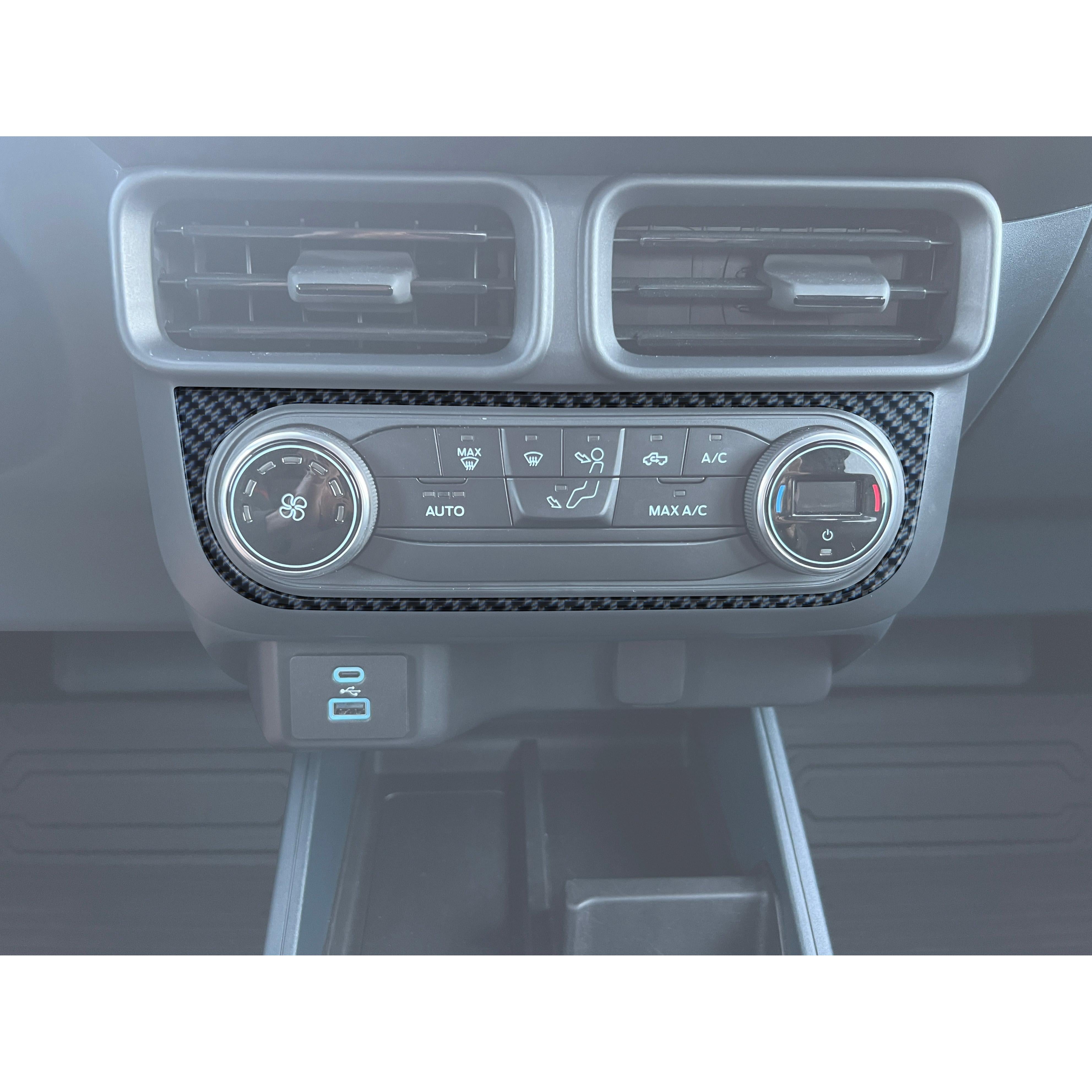 Climate Control Accent Overlay Fits 2022-2024 Ford Maverick