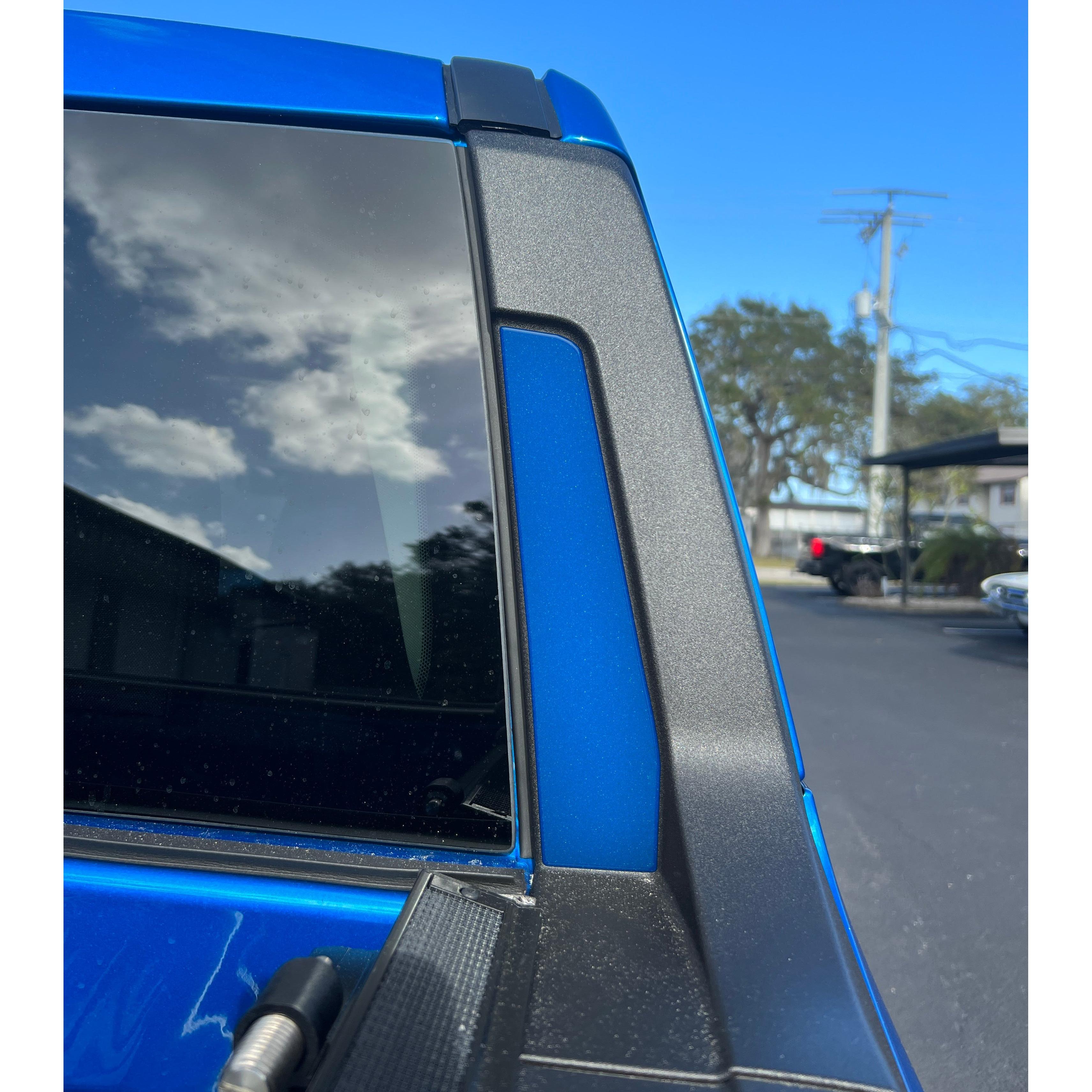 Rear Outer Cab Accent Overlays Fits 2022-2026 Ford Maverick