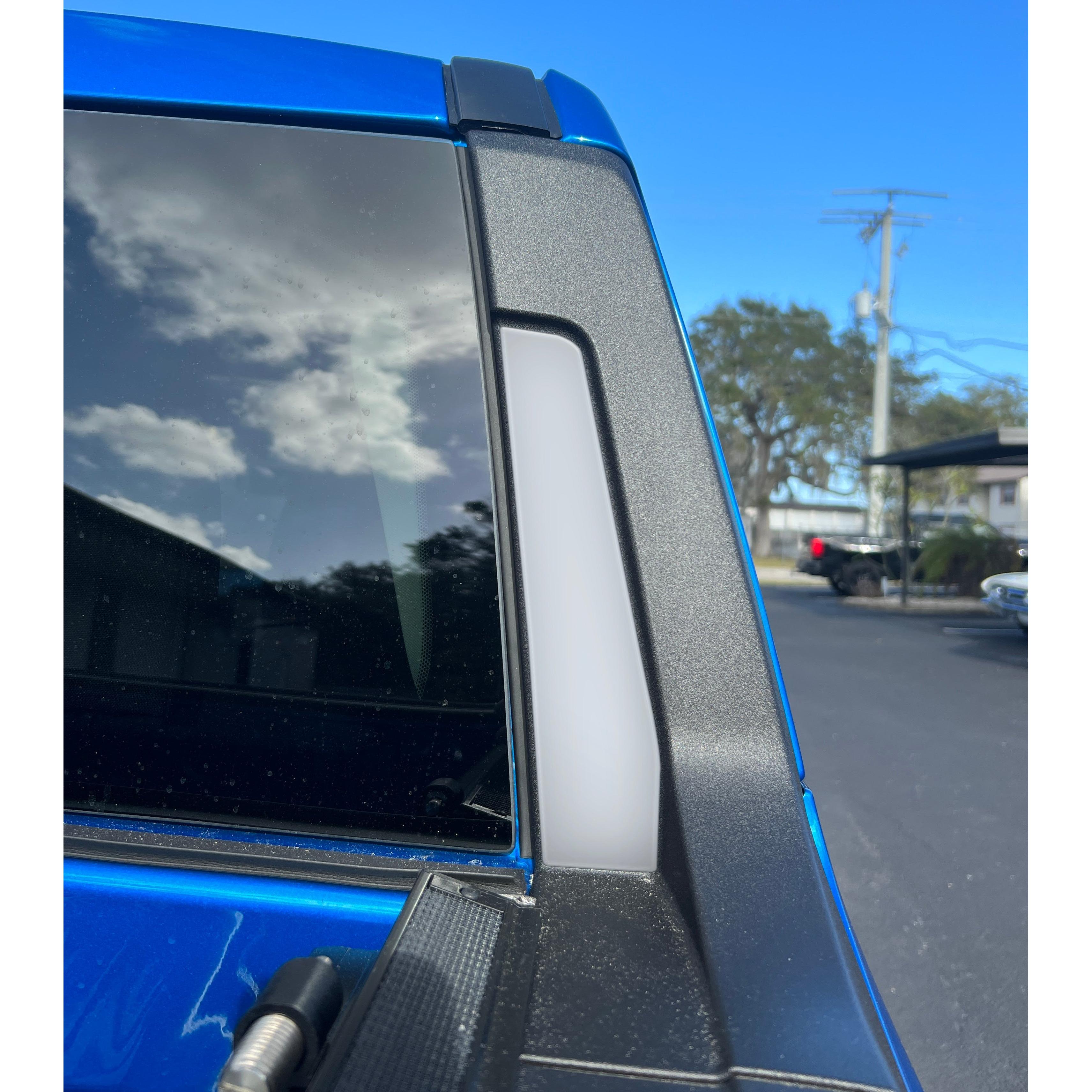 Rear Outer Cab Accent Overlays Fits 2022-2026 Ford Maverick