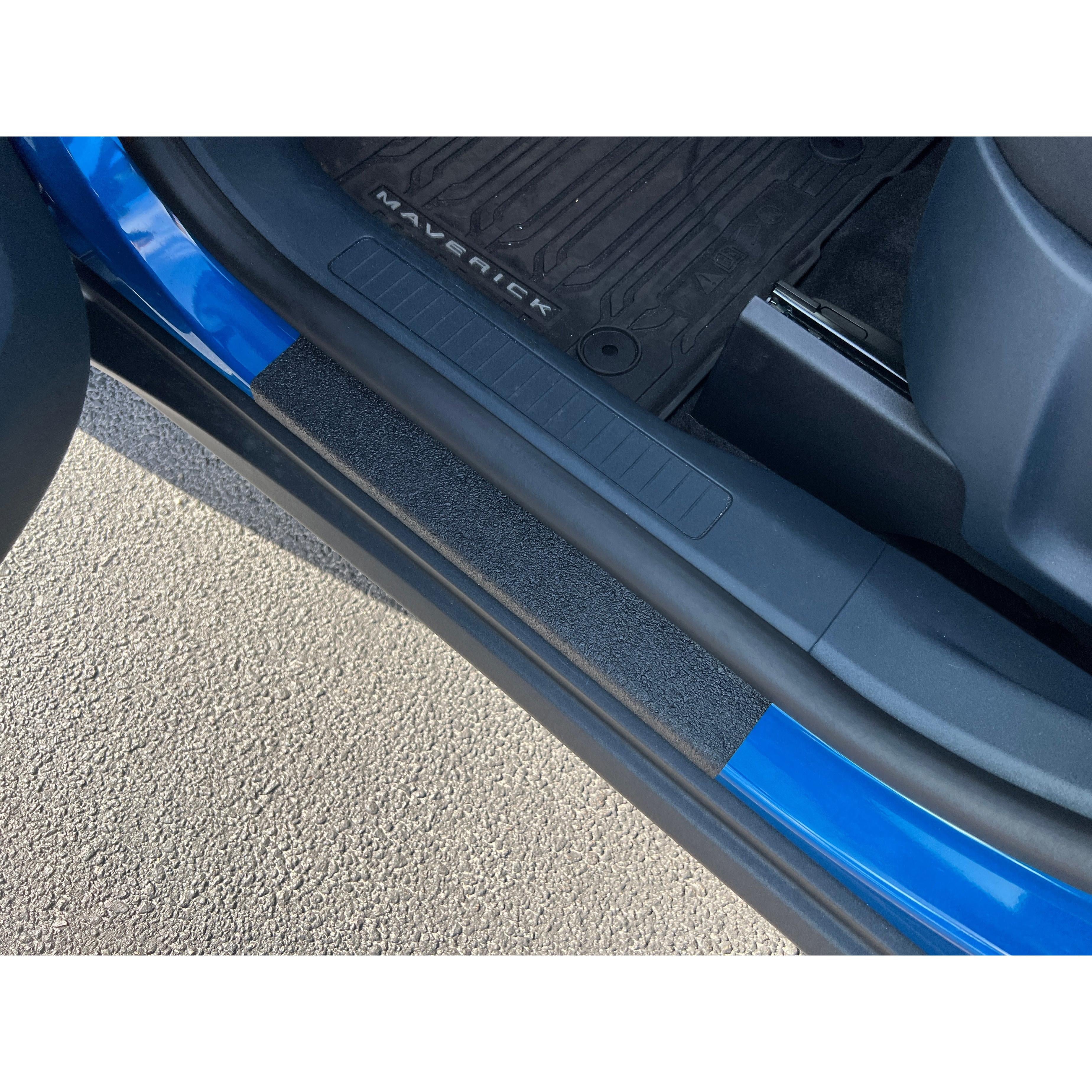 Textured Door Sill Protection Overlays Fits 2022-2026 Ford Maverick