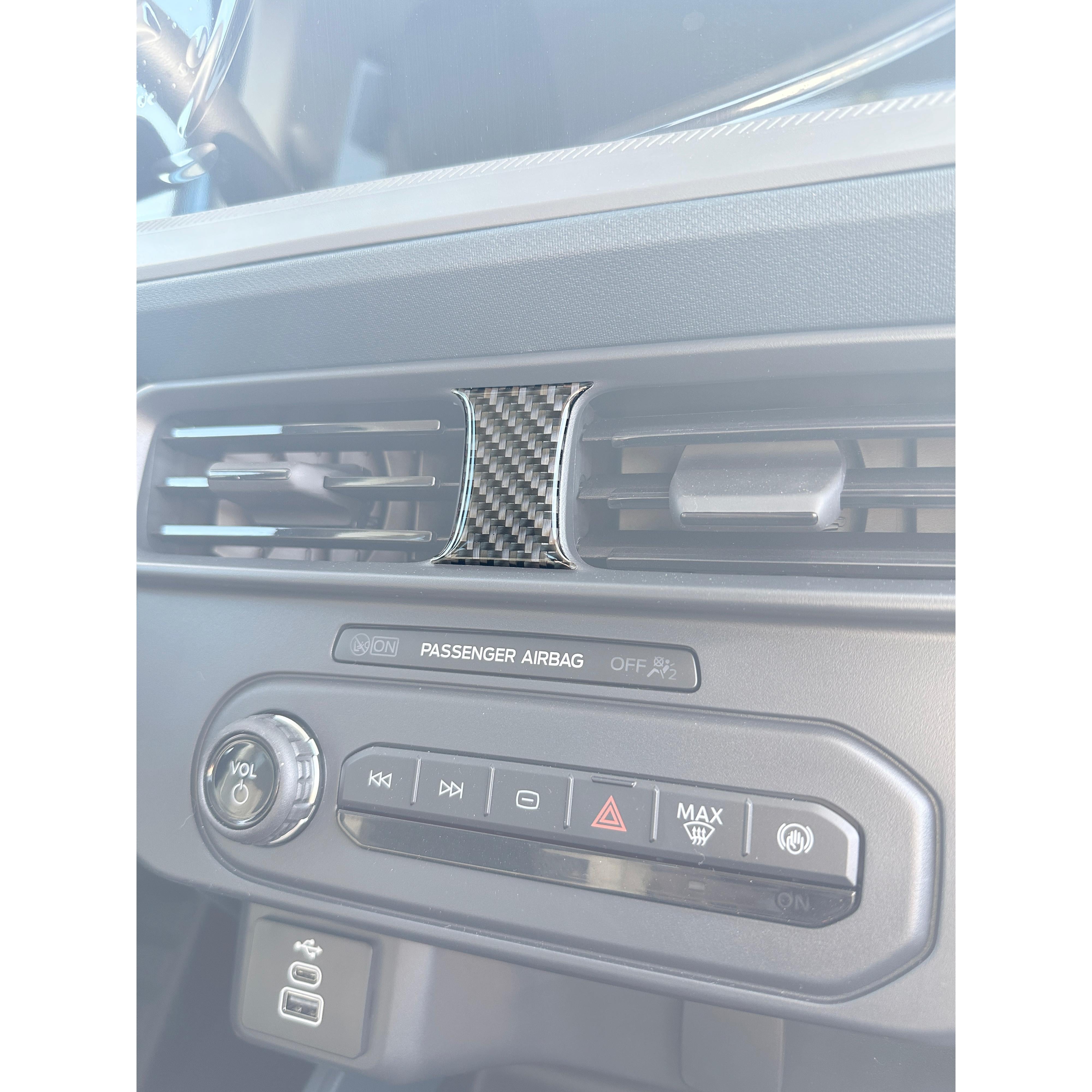 Center A/C Vent Accent Trim Fits 2025-2026 Ford Maverick