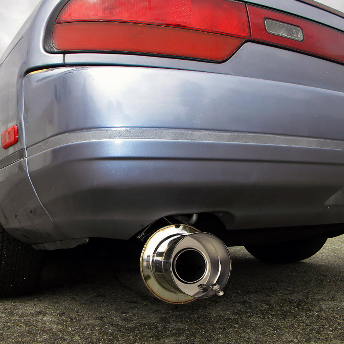 Universal 4" Inlet Stainless Steel Muffler Silencer
