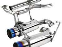 2008-2014 Subaru Impreza WRX STI Sedan T-304 Stainless Steel N1 Style Dual Catback Exhaust System w/ Burnt Tip