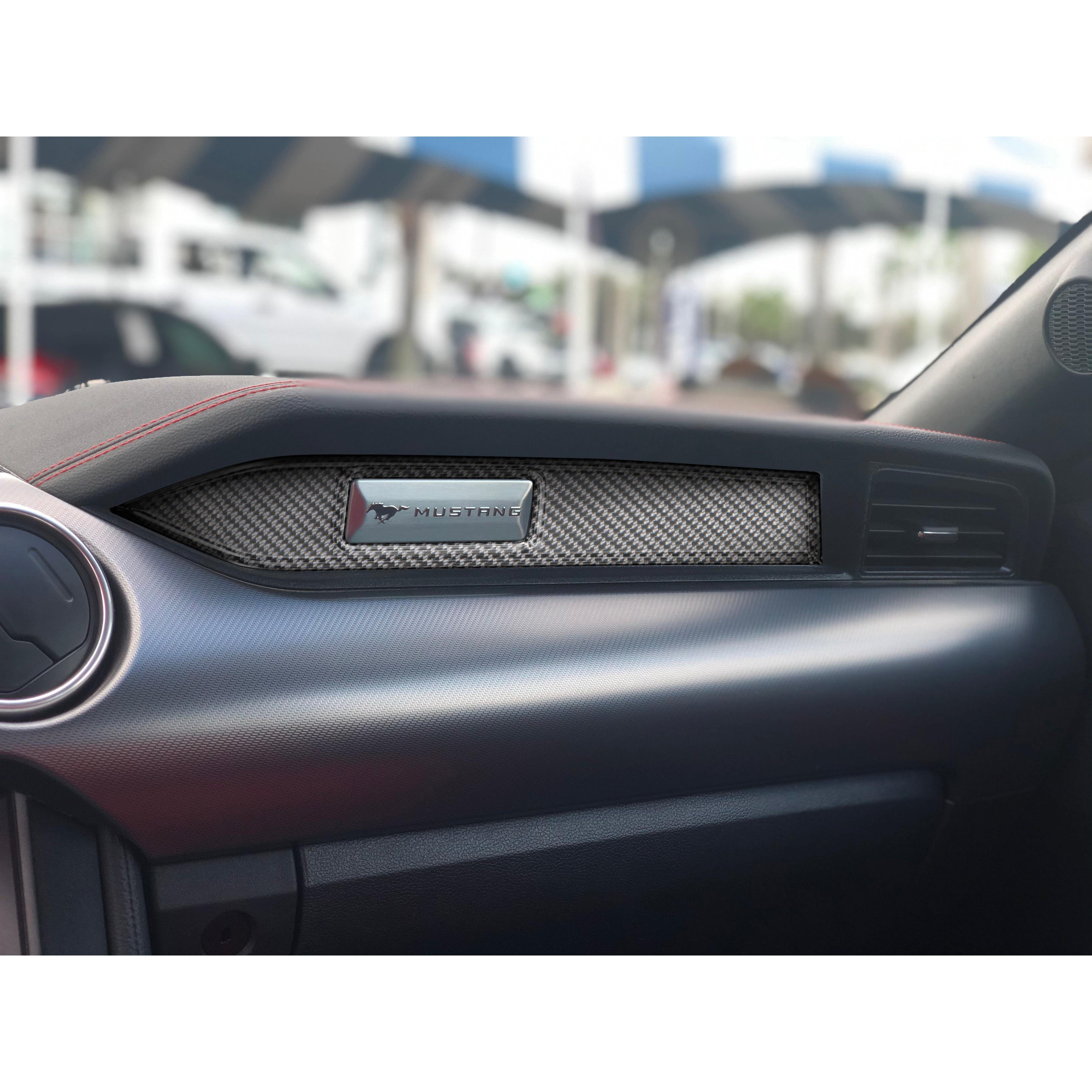 Passenger Side Glove Box Accent Accent Trim Fits 2015-2023 Ford Mustang