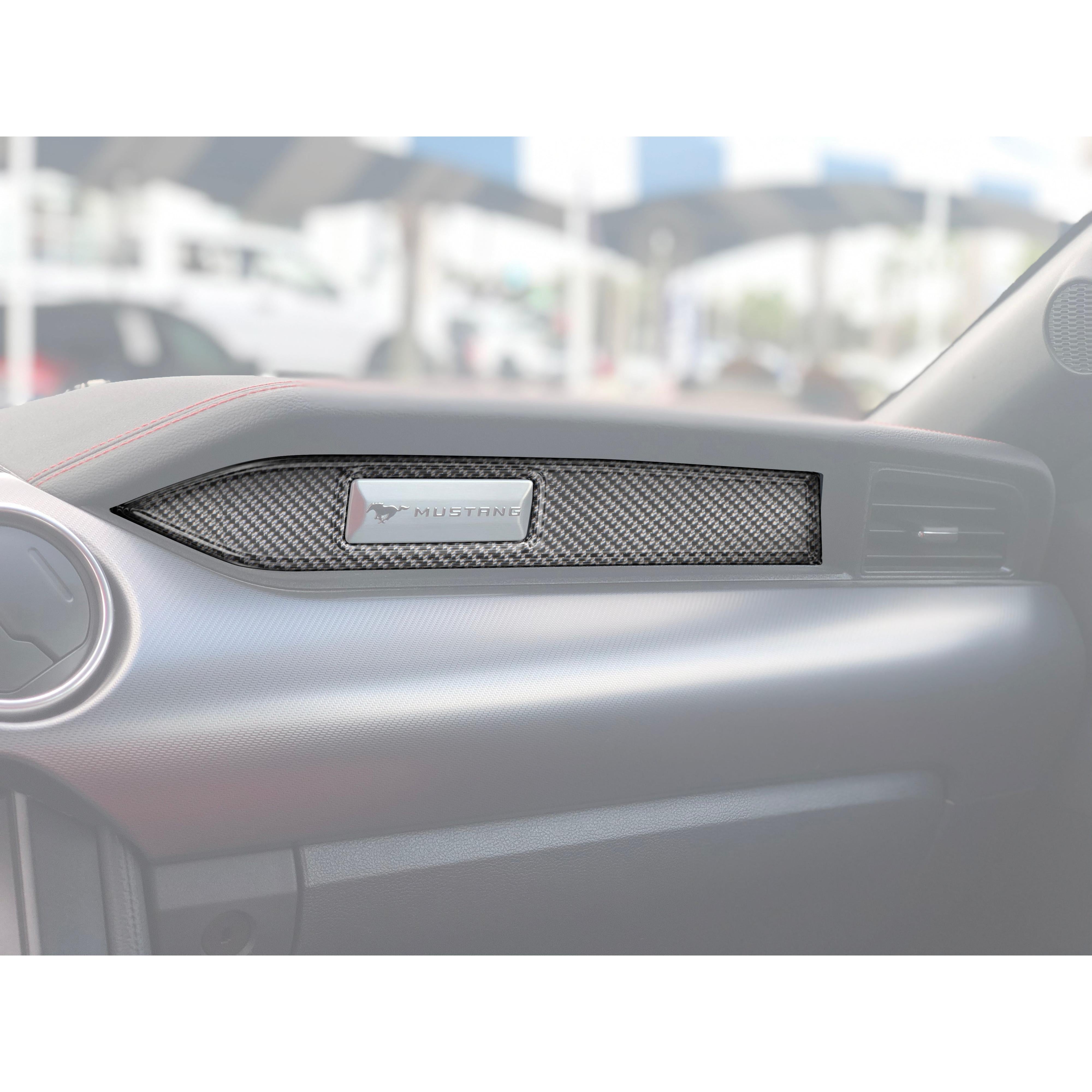 Passenger Side Glove Box Accent Accent Trim Fits 2015-2023 Ford Mustang