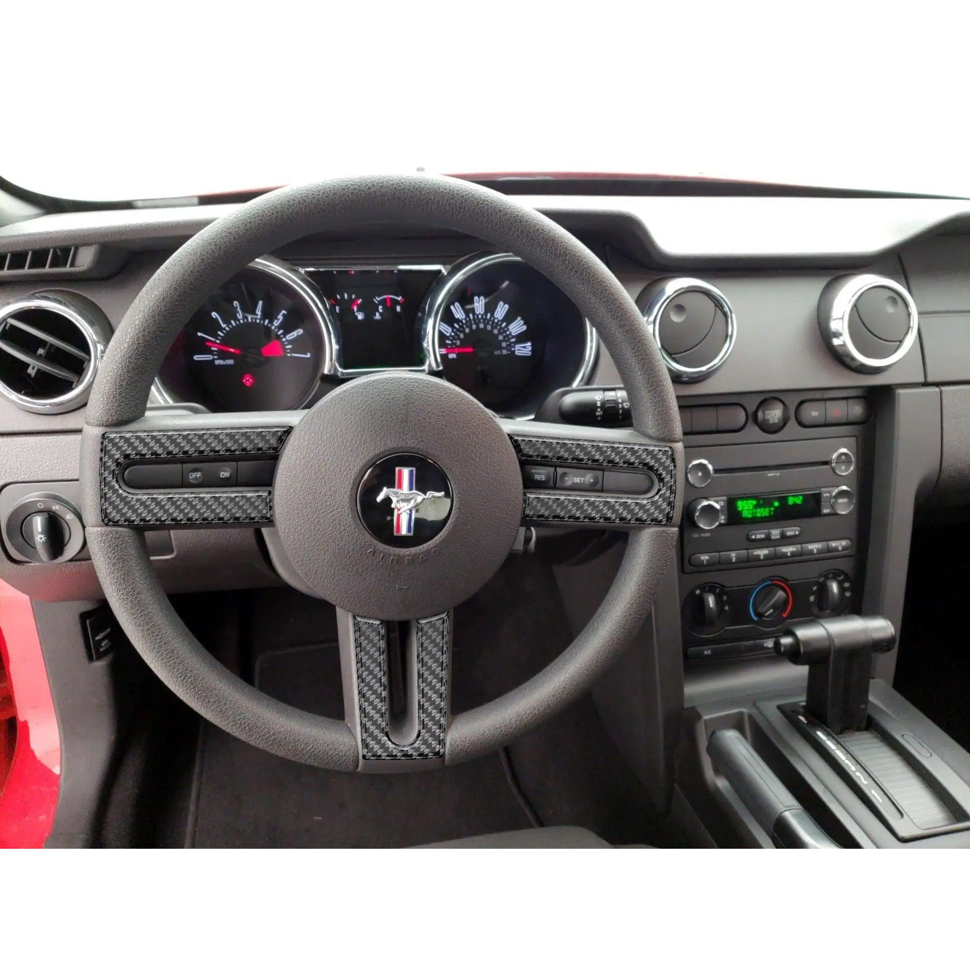 Steering Wheel Accents Fits 2005-2009 Ford Mustang