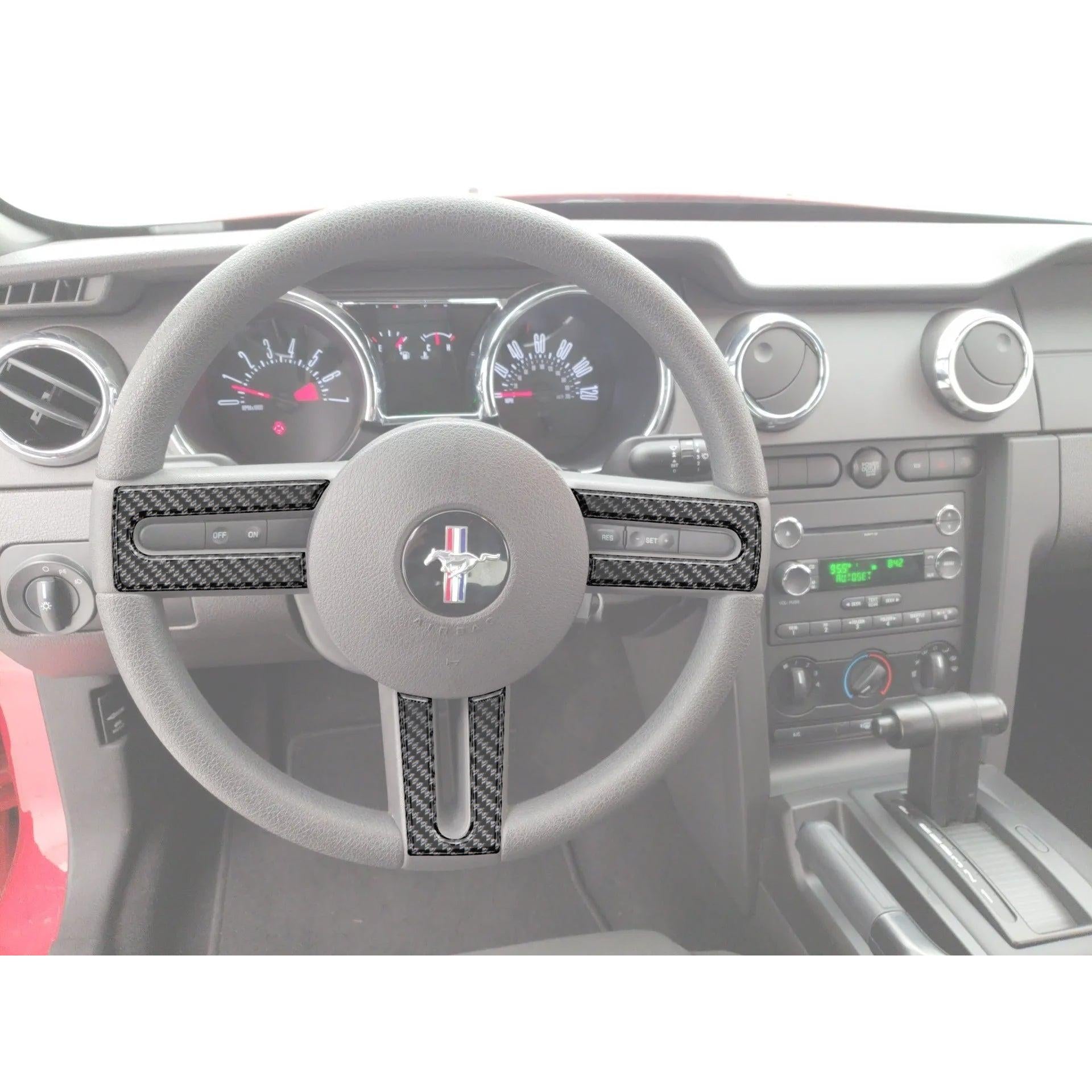 Steering Wheel Accents Fits 2005-2009 Ford Mustang